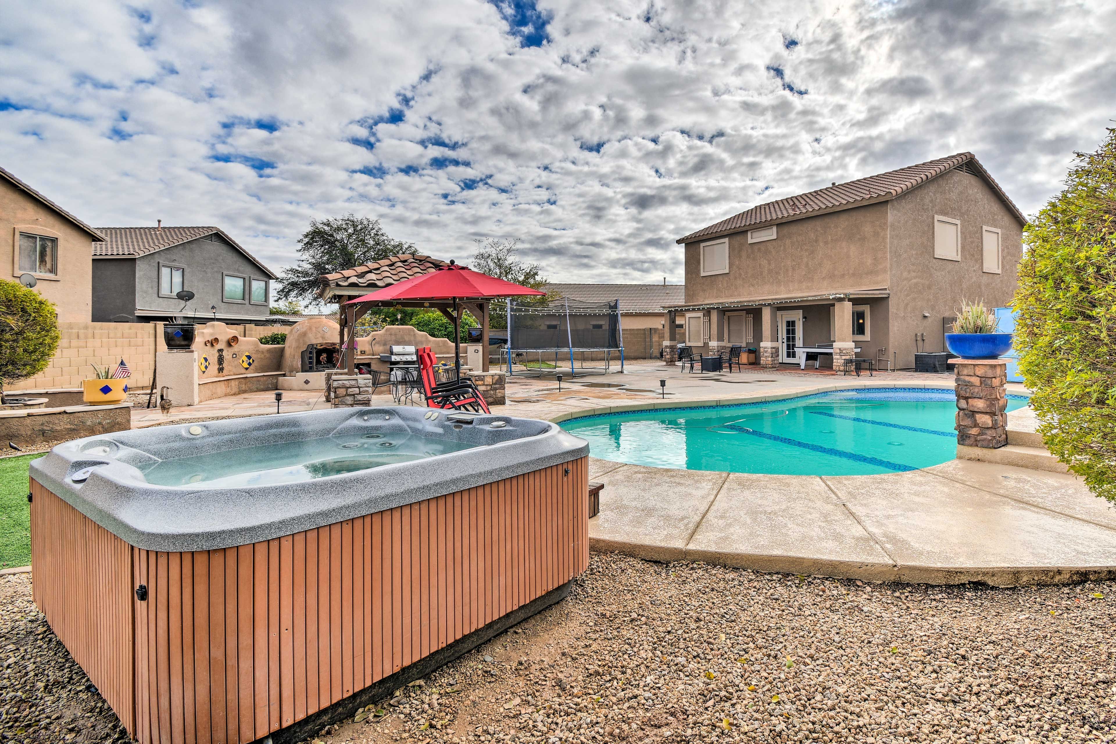 Exterior Space | Hot Tub