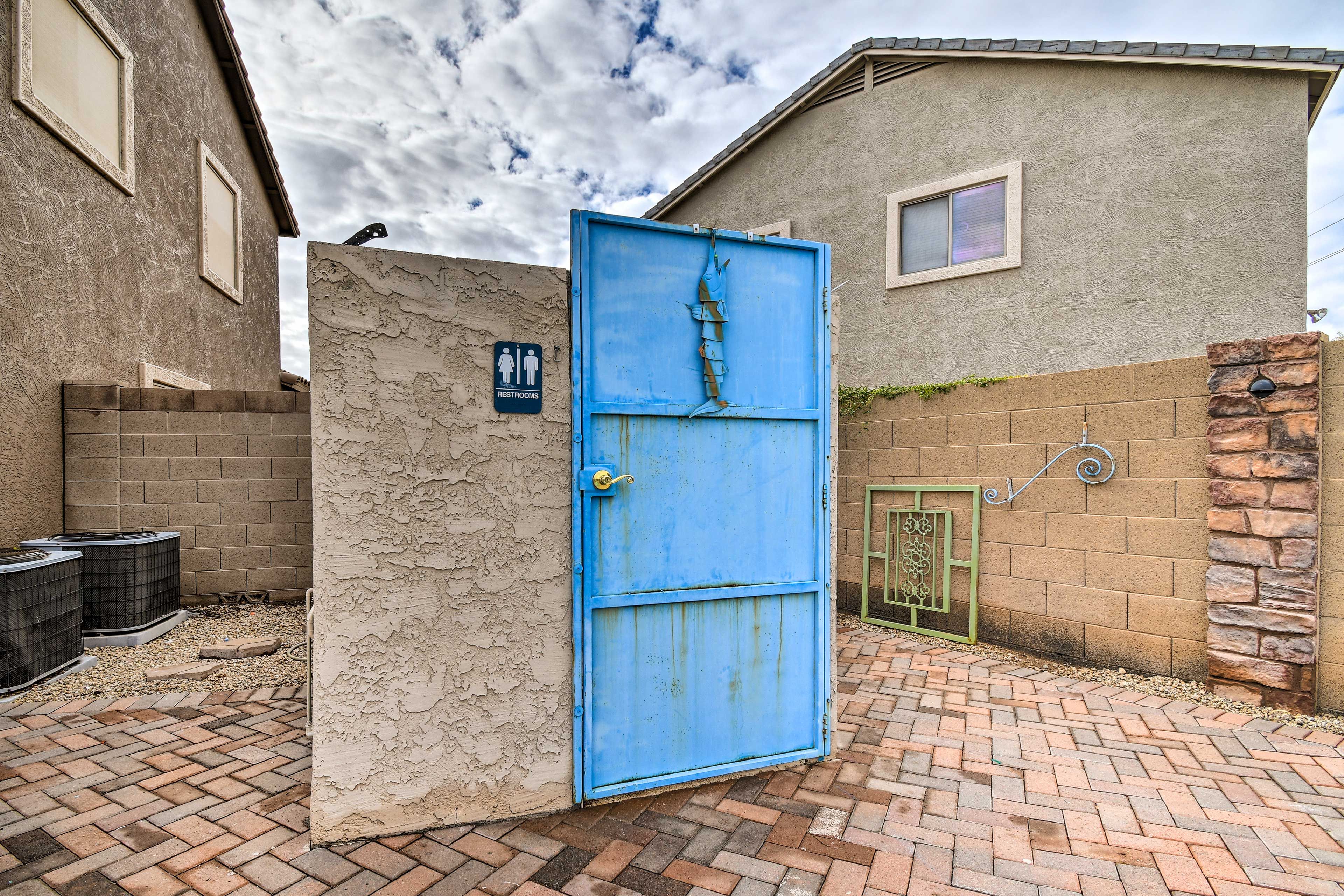 Exterior Space | Half Bathroom