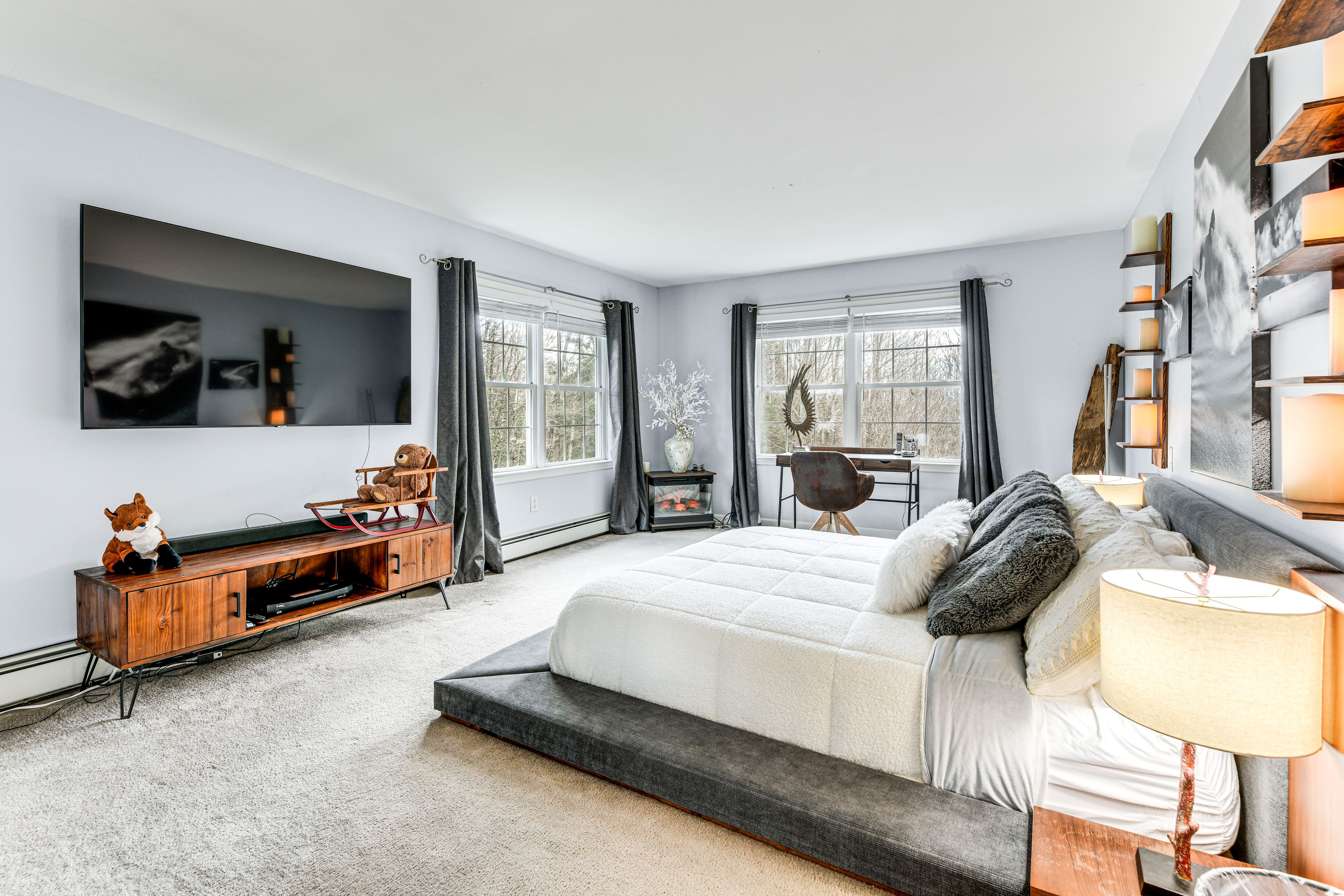 Bedroom 1 | King Bed | 2nd Floor | Pull-Out Sleeper Chair