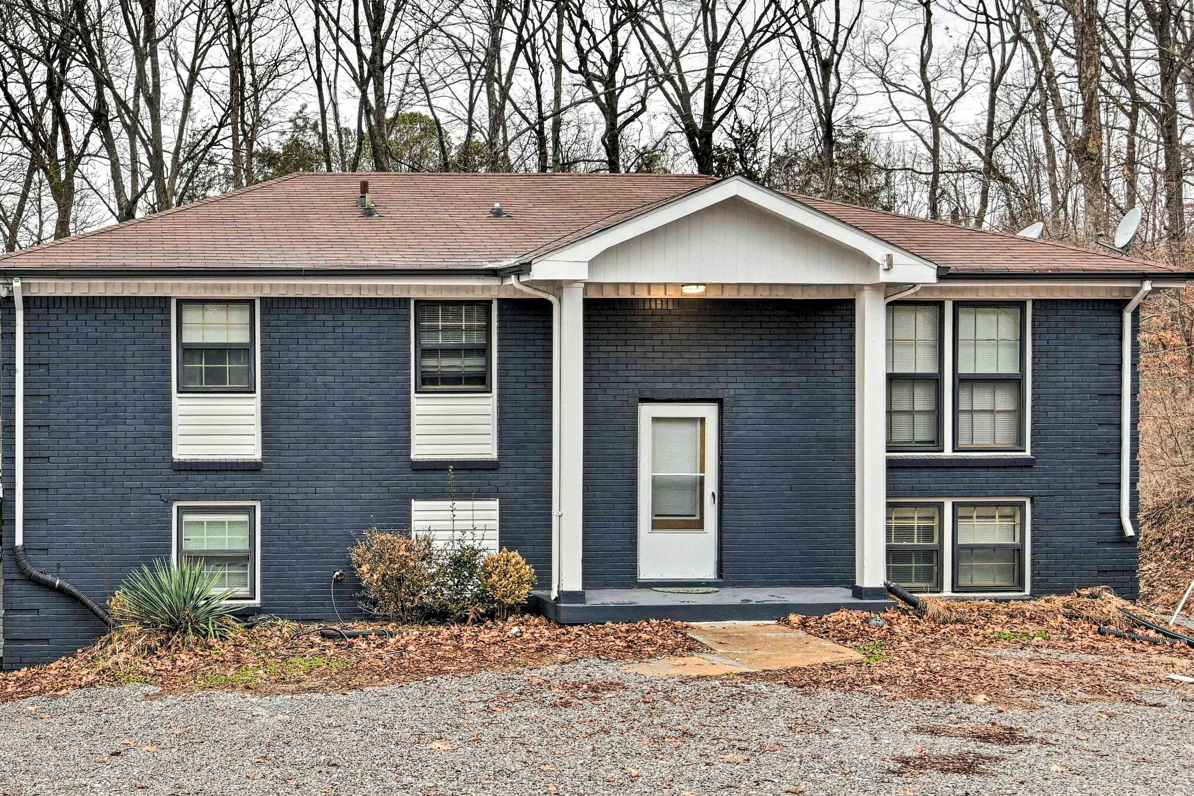 Home Exterior | Spacious Deck | 10 Mi to Downtown
