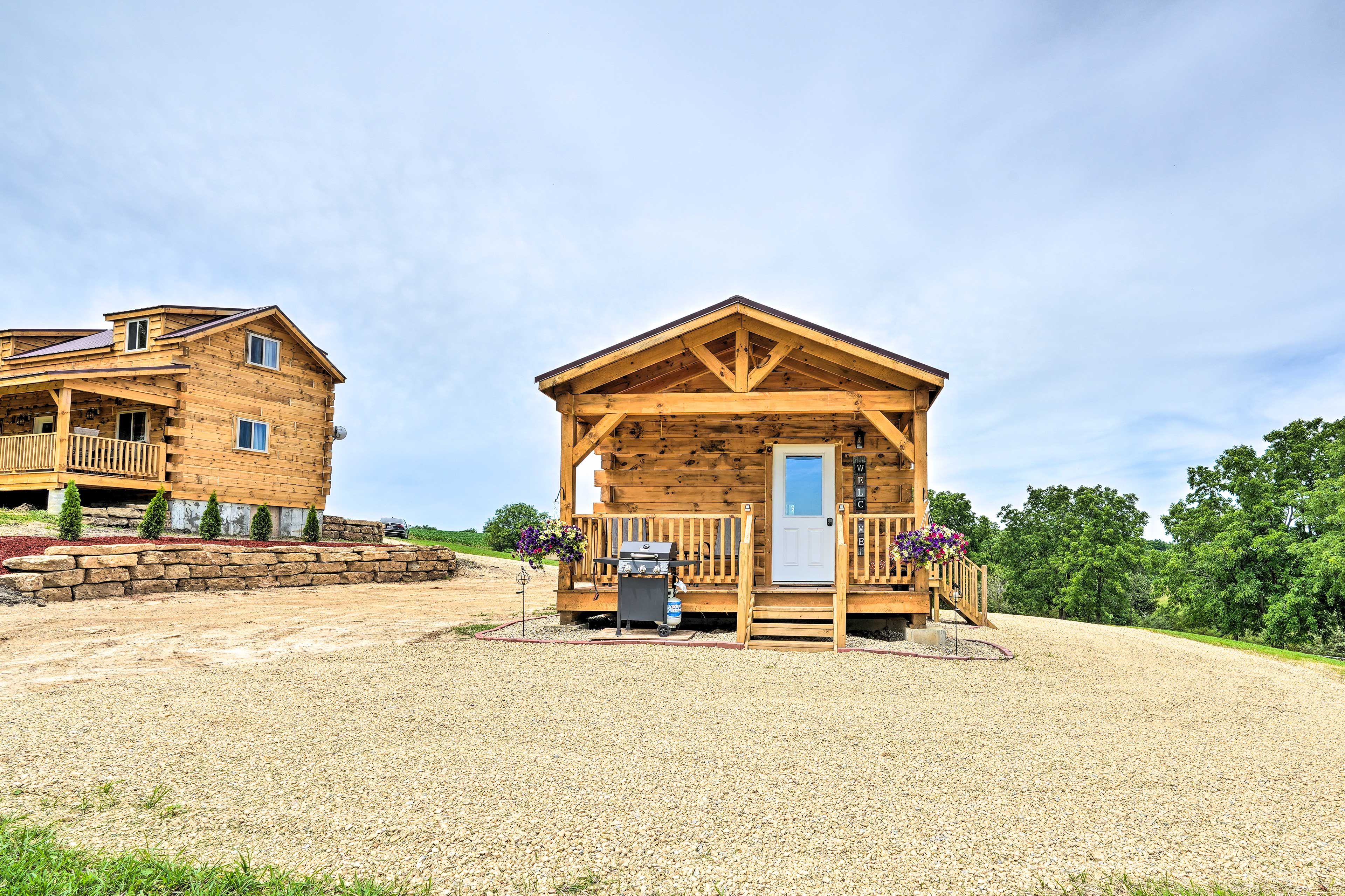 Cabin Exterior | Steps Required