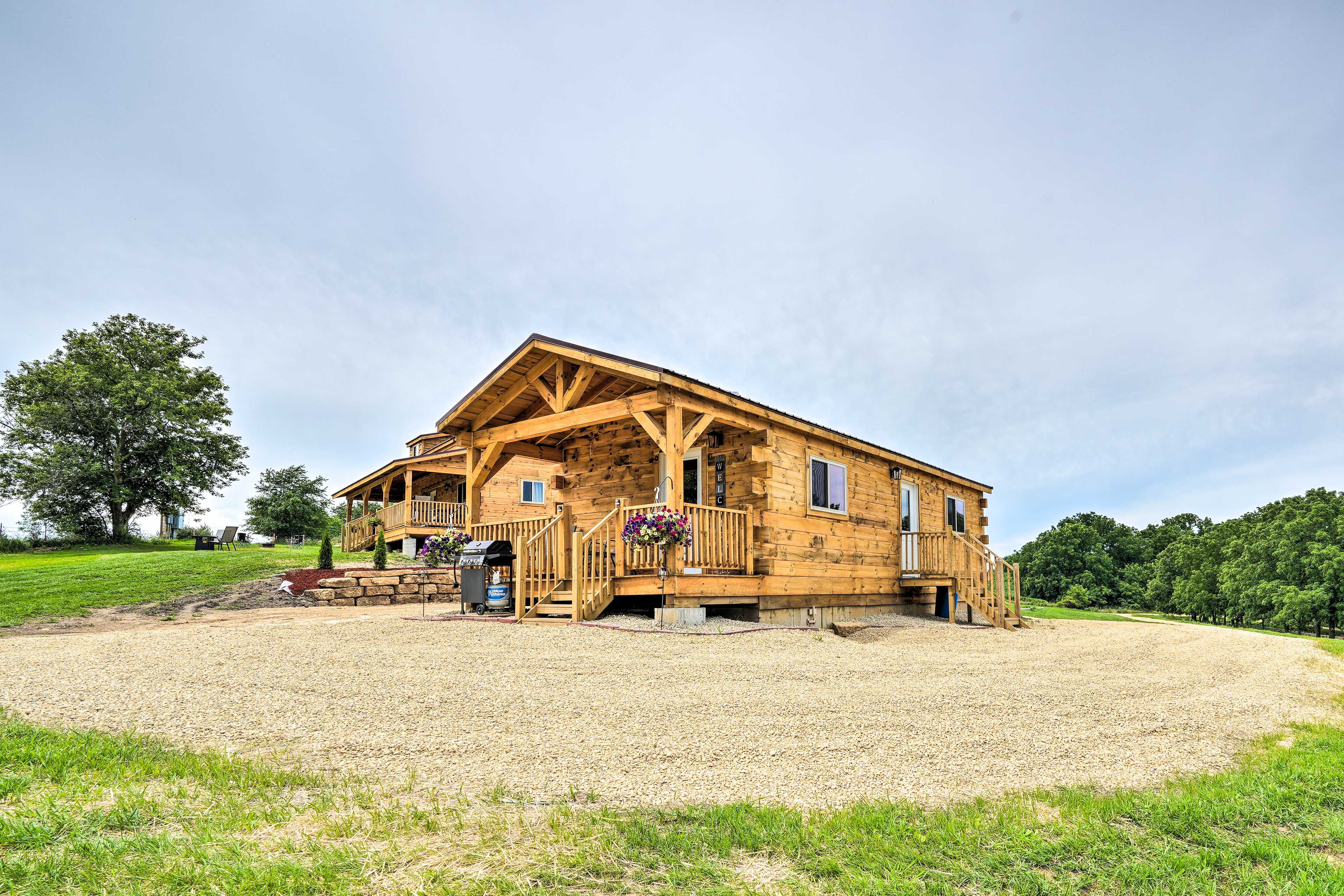 Cabin Exterior | Pastoral Views