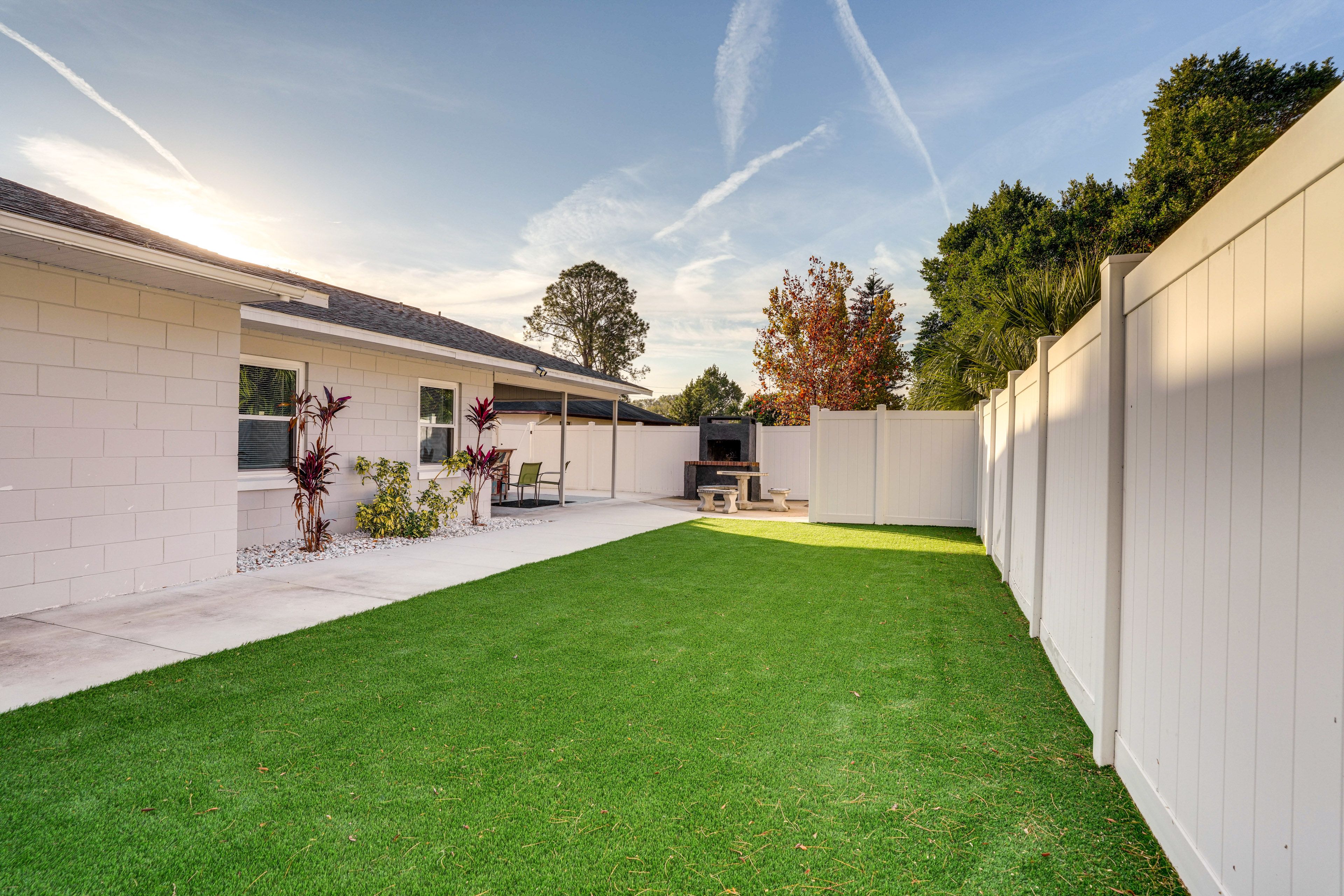 Fenced Yard