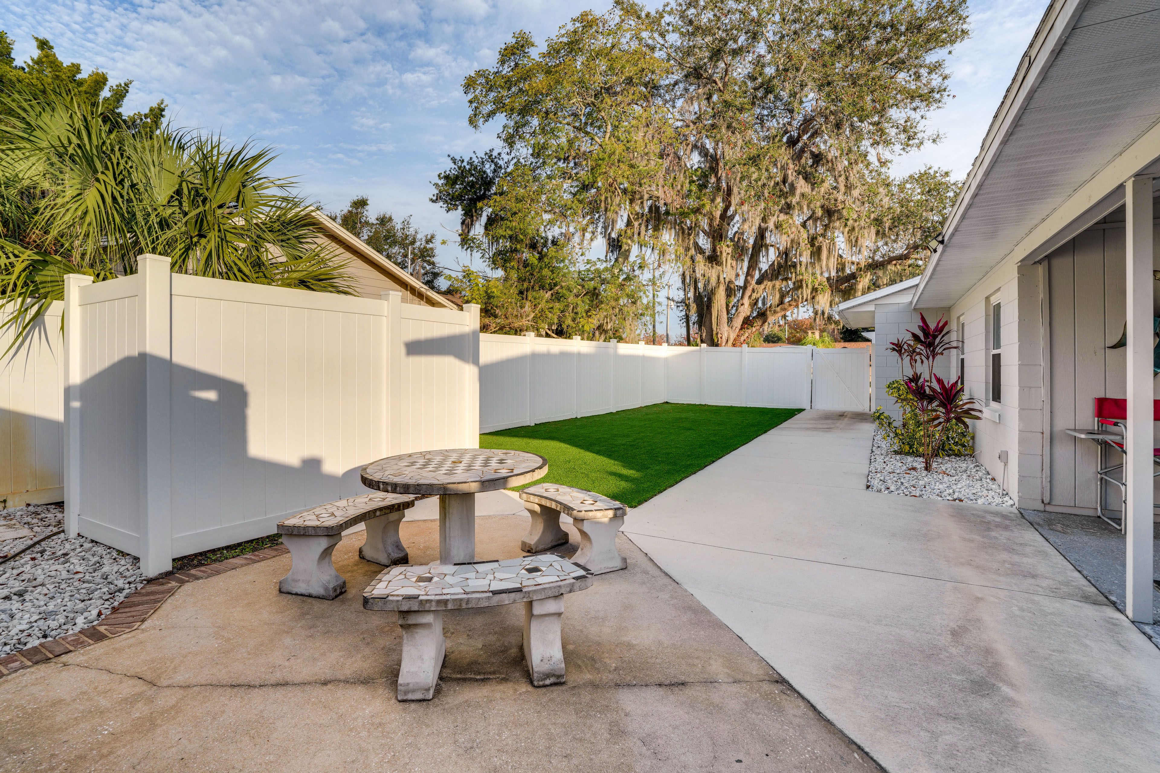 Fenced Yard