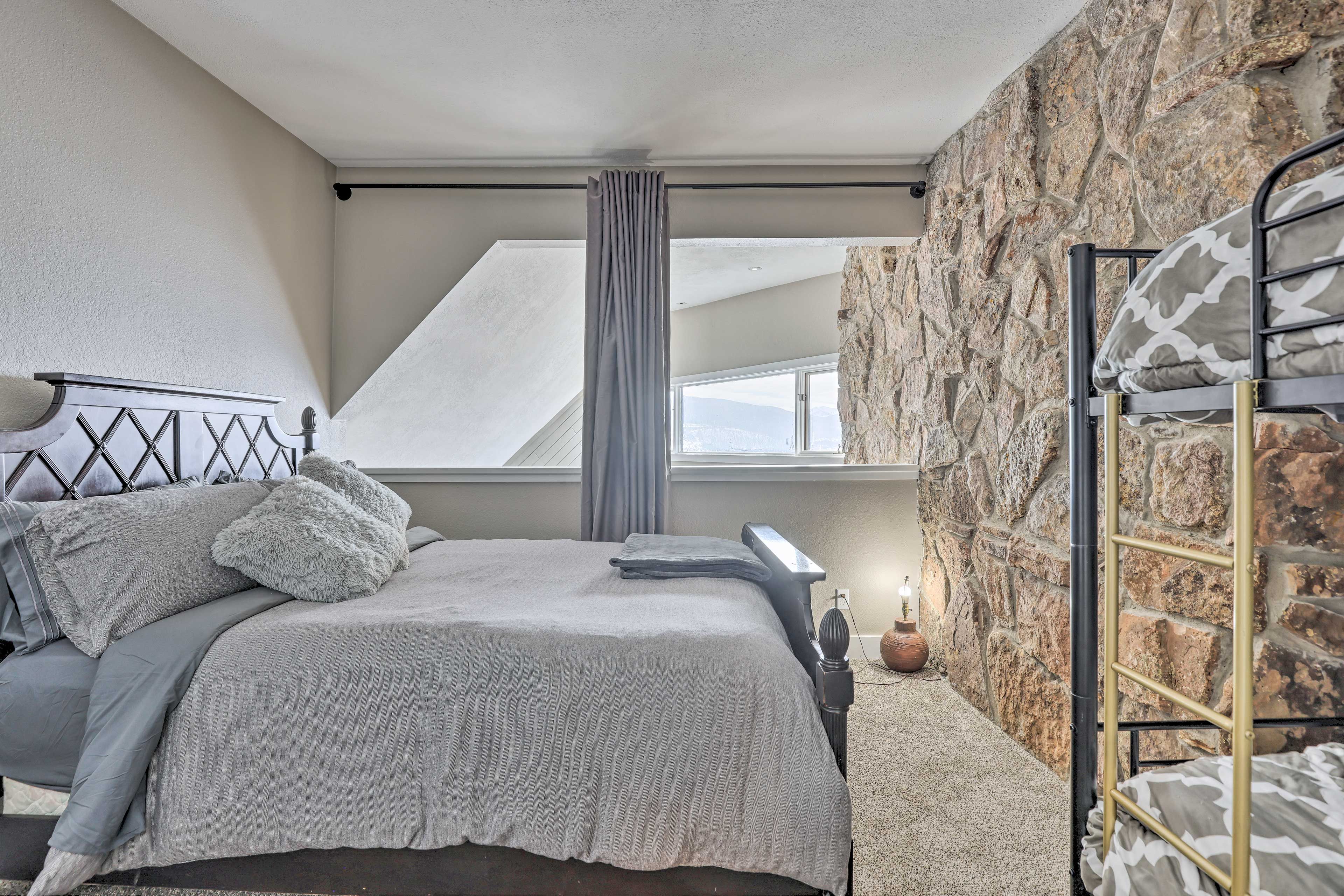 Bedroom 2 (Loft) | 2nd Floor | Queen Bed | Twin Bunk Bed