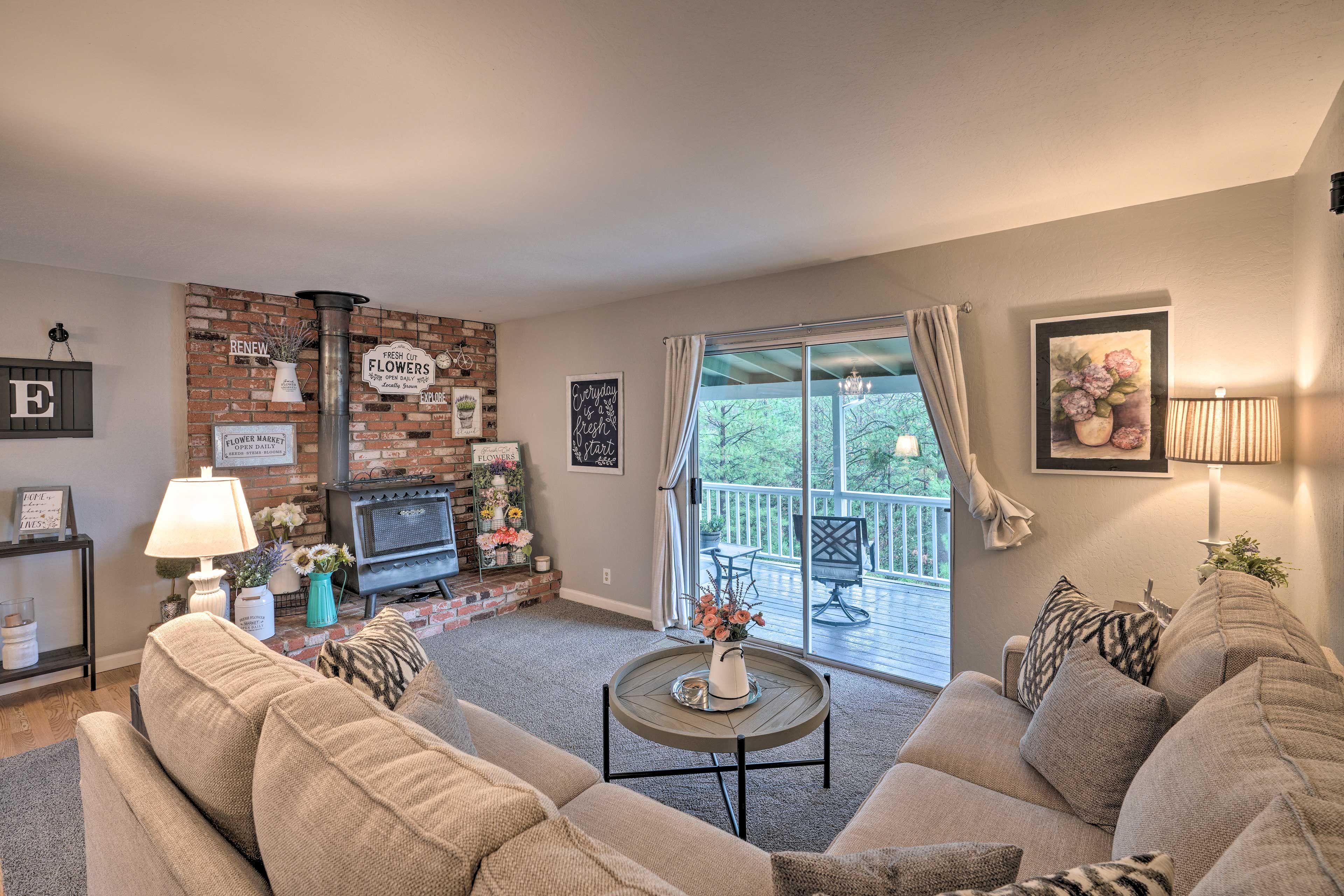 Living Room | Wood-Burning Stove