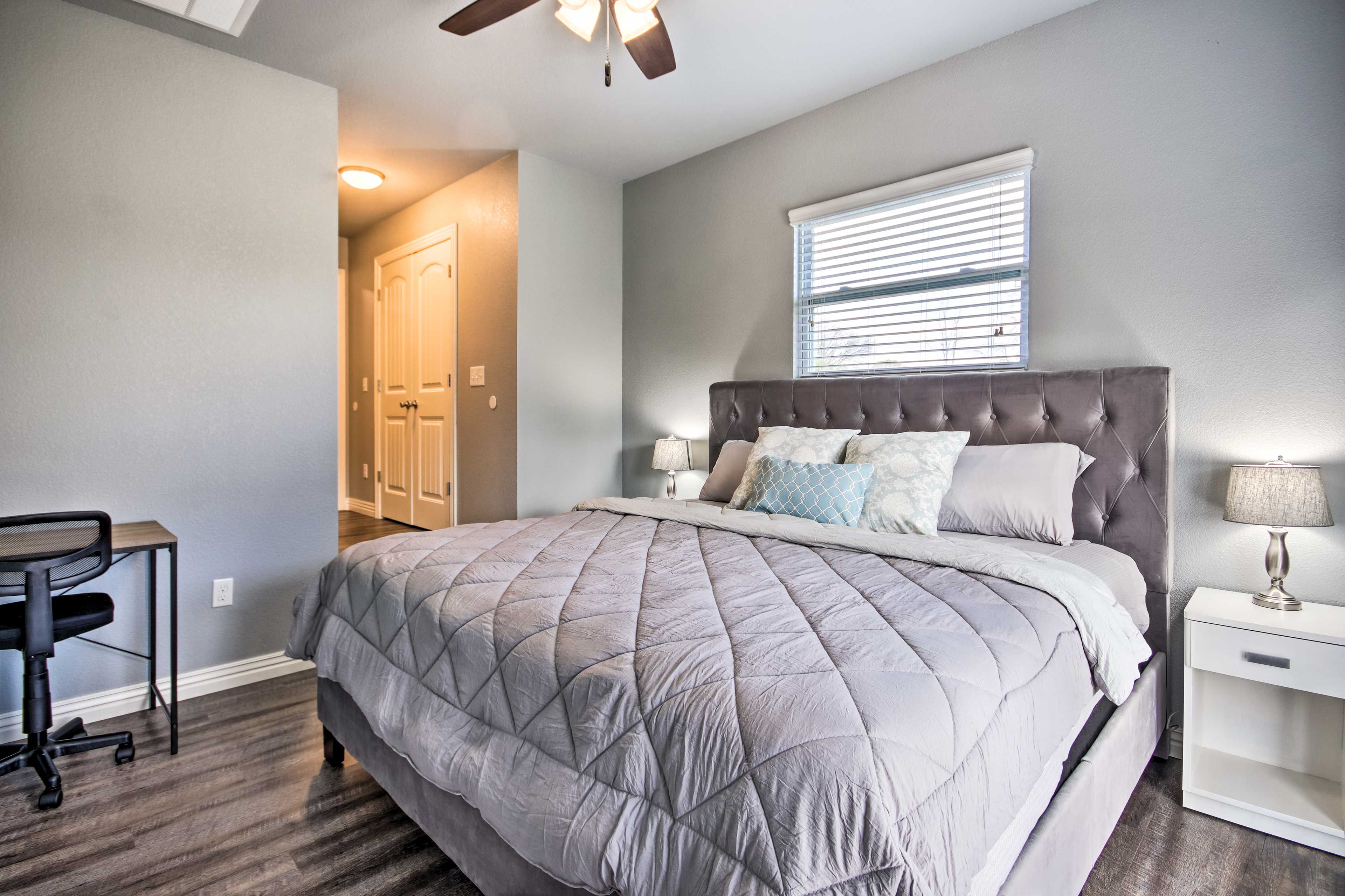 Bedroom 1 | Laptop Friendly | Linens Provided