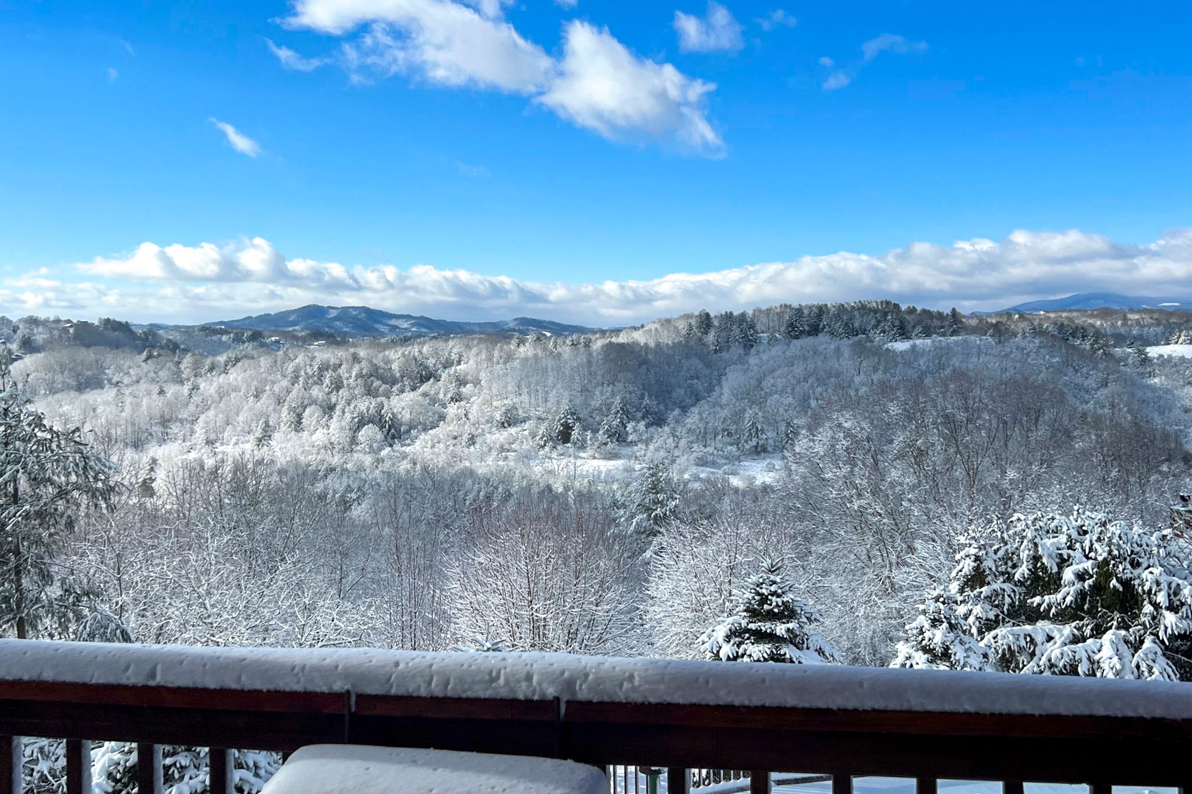 Porch Views in Winter