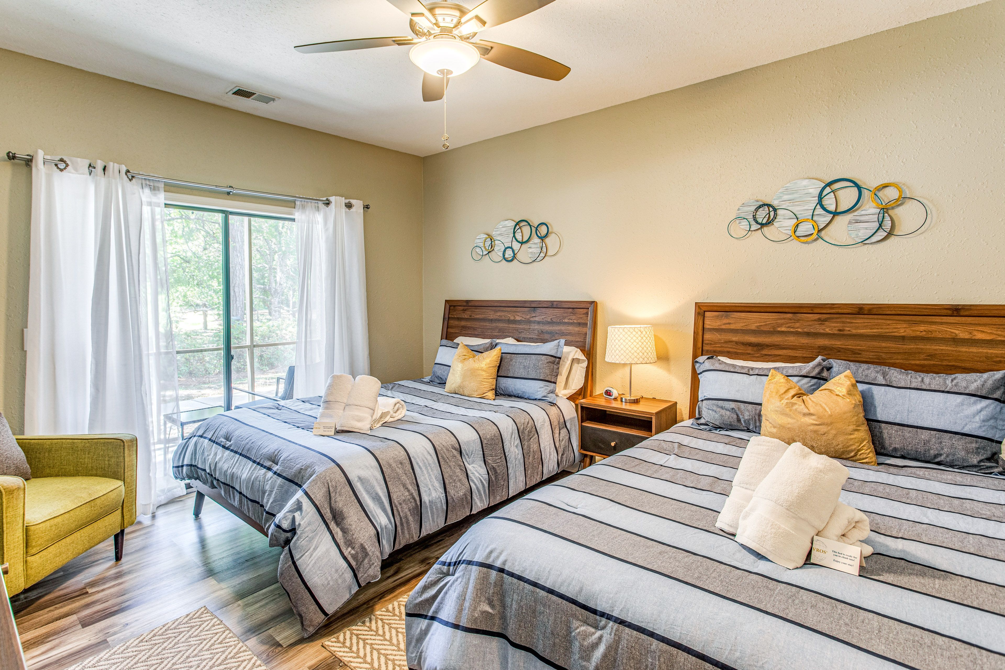 Bedroom 1 | 2 Queen Beds | Linens Provided