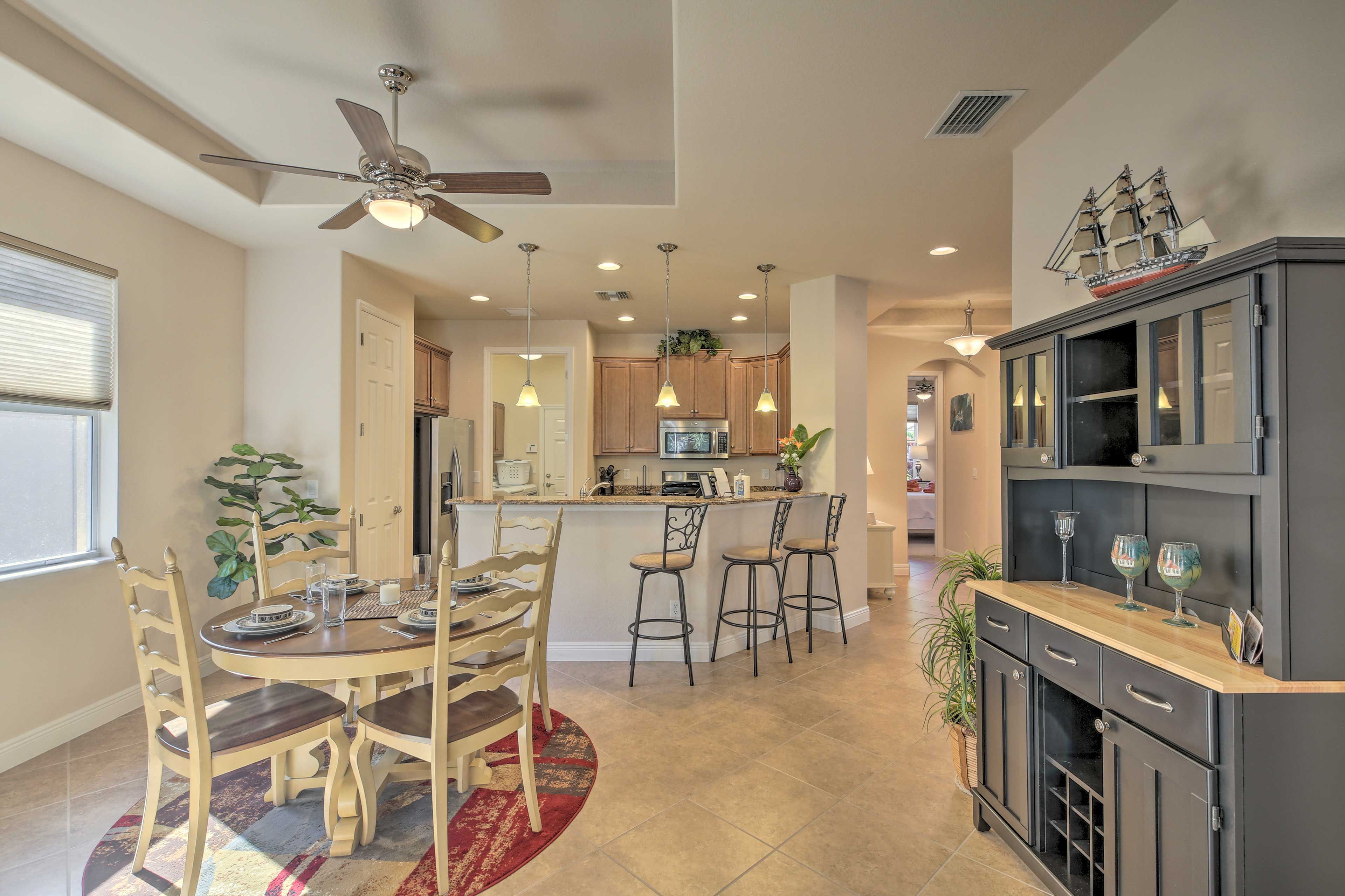 Dining Area | 1-Story Home