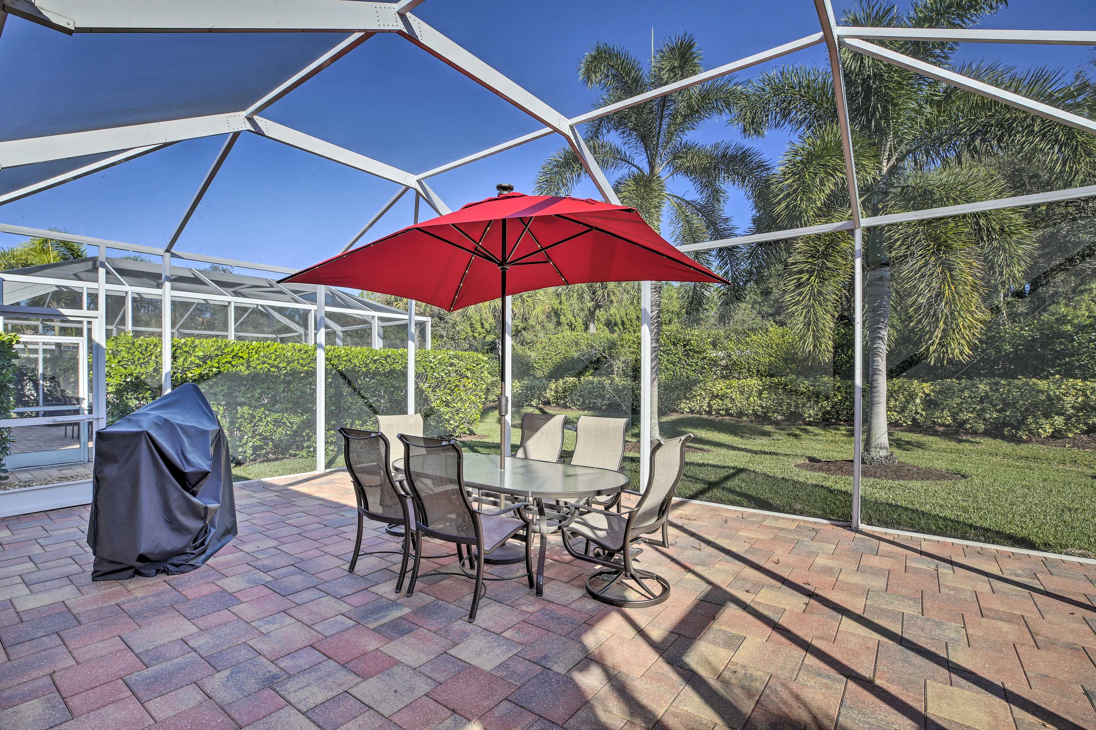 Screened Lanai | Smoker