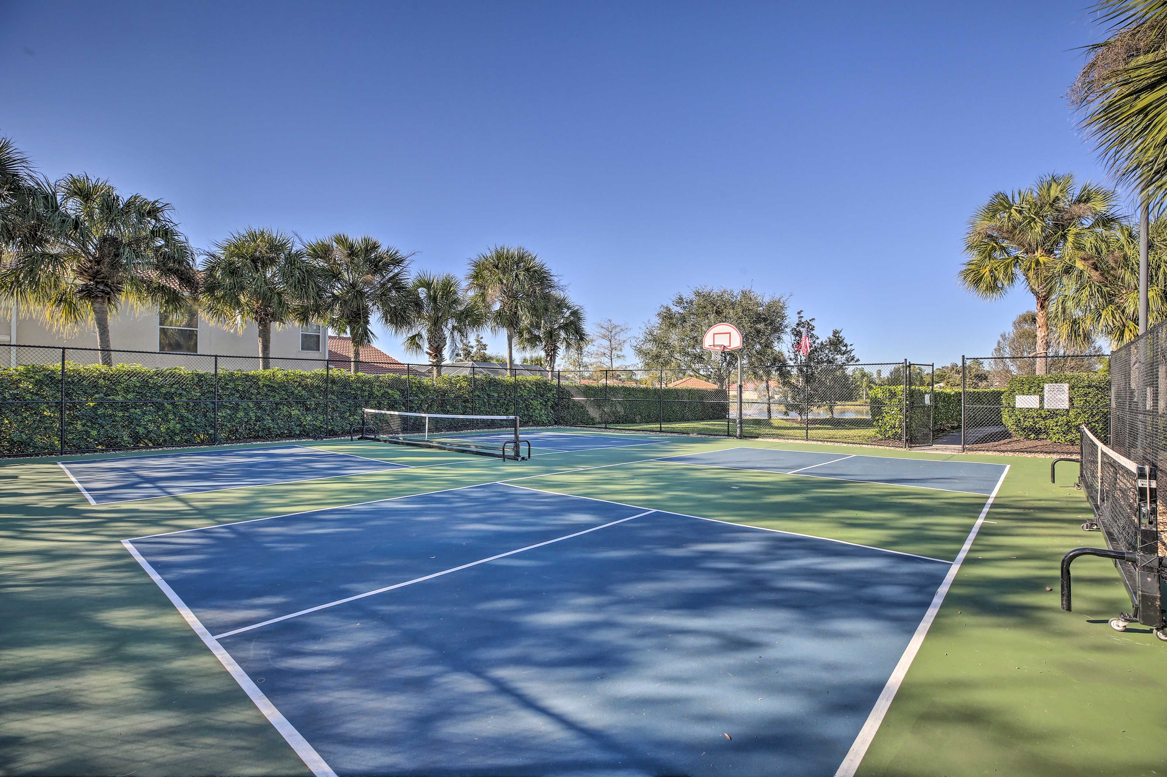 Community Pickleball & Basketball Courts
