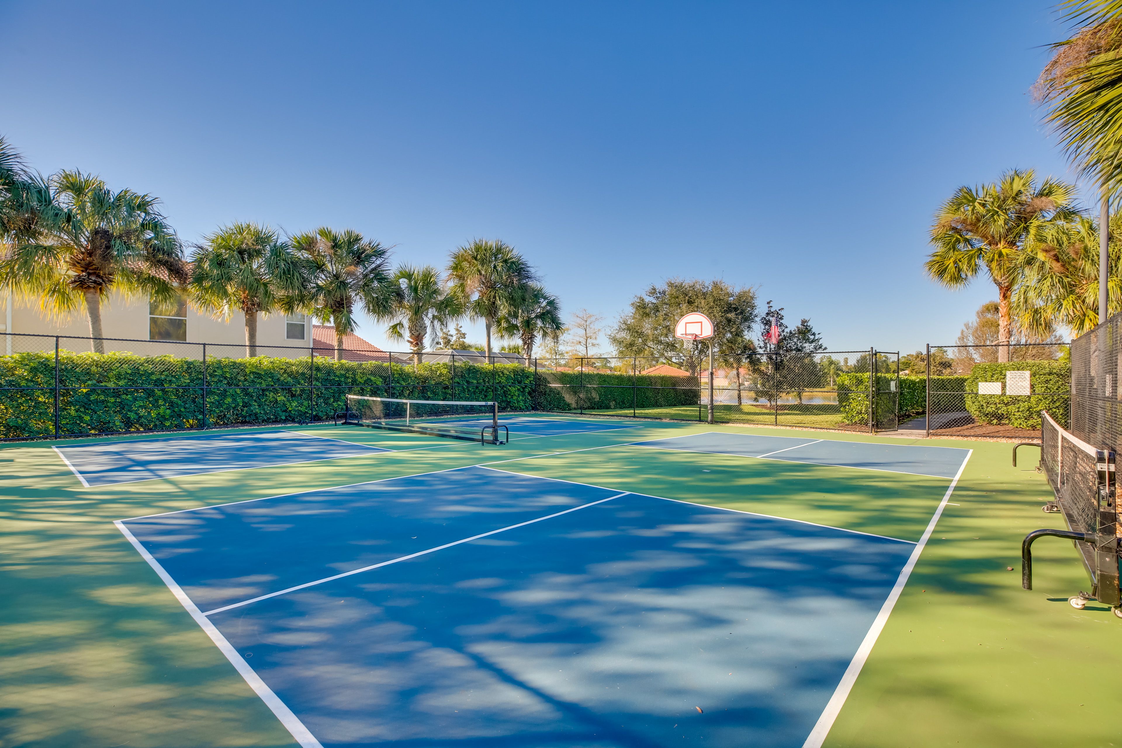 Community Pickleball & Basketball Courts