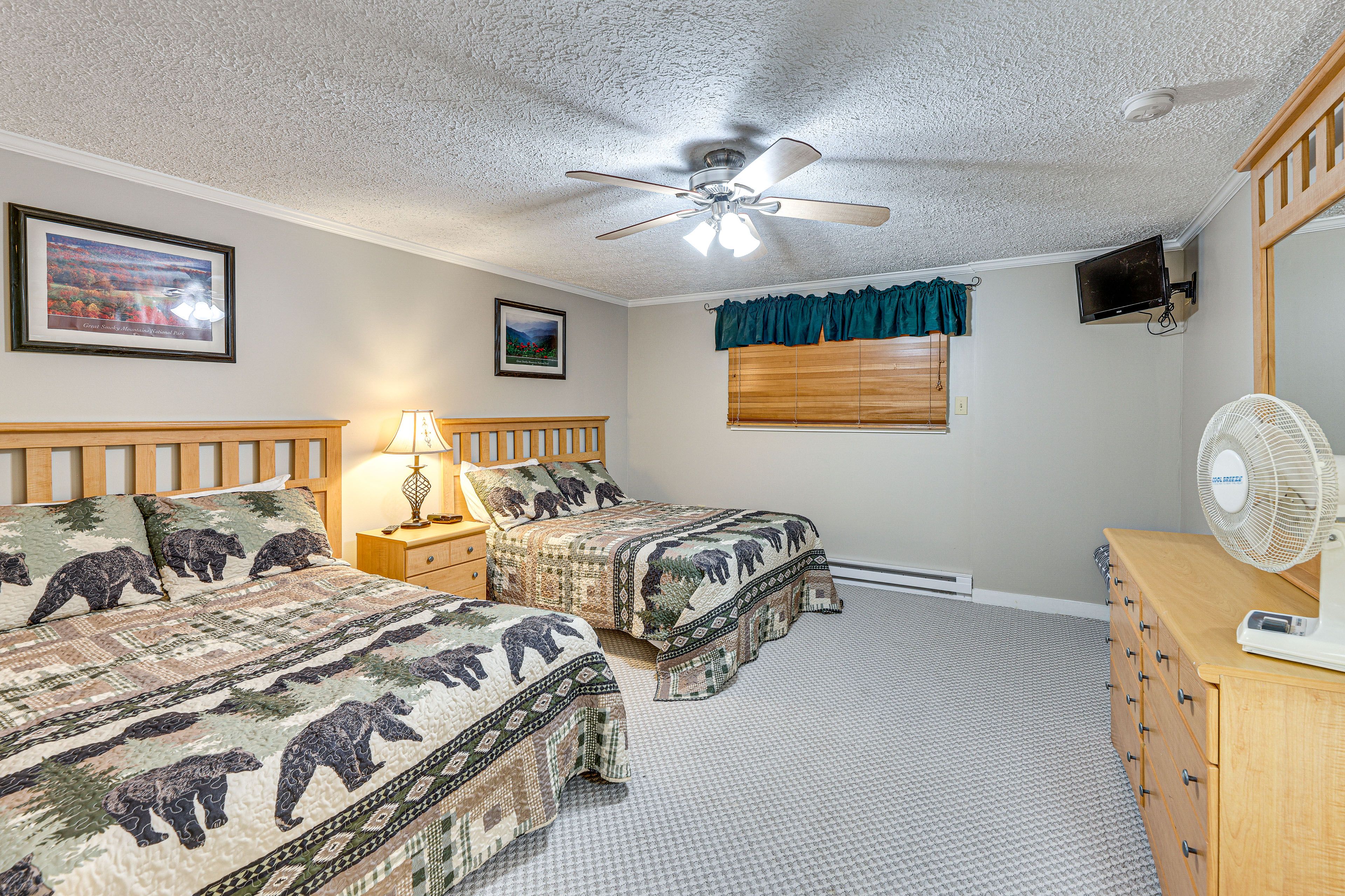 Bedroom 2 | 2 Full Beds, Queen Sleeper Sofa | Smart TV