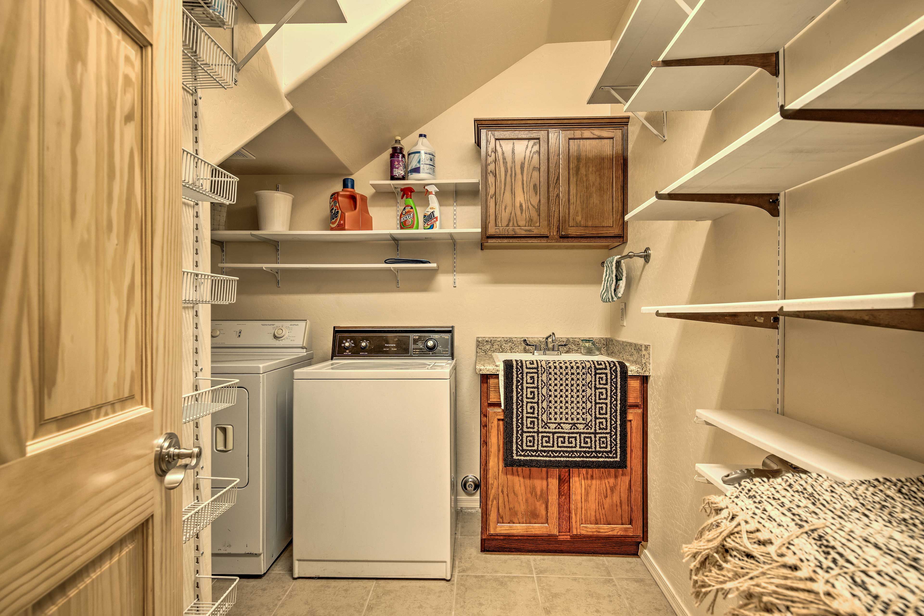 In-Unit Laundry | 1st Floor | Laundry Detergent | Iron/Ironing Board