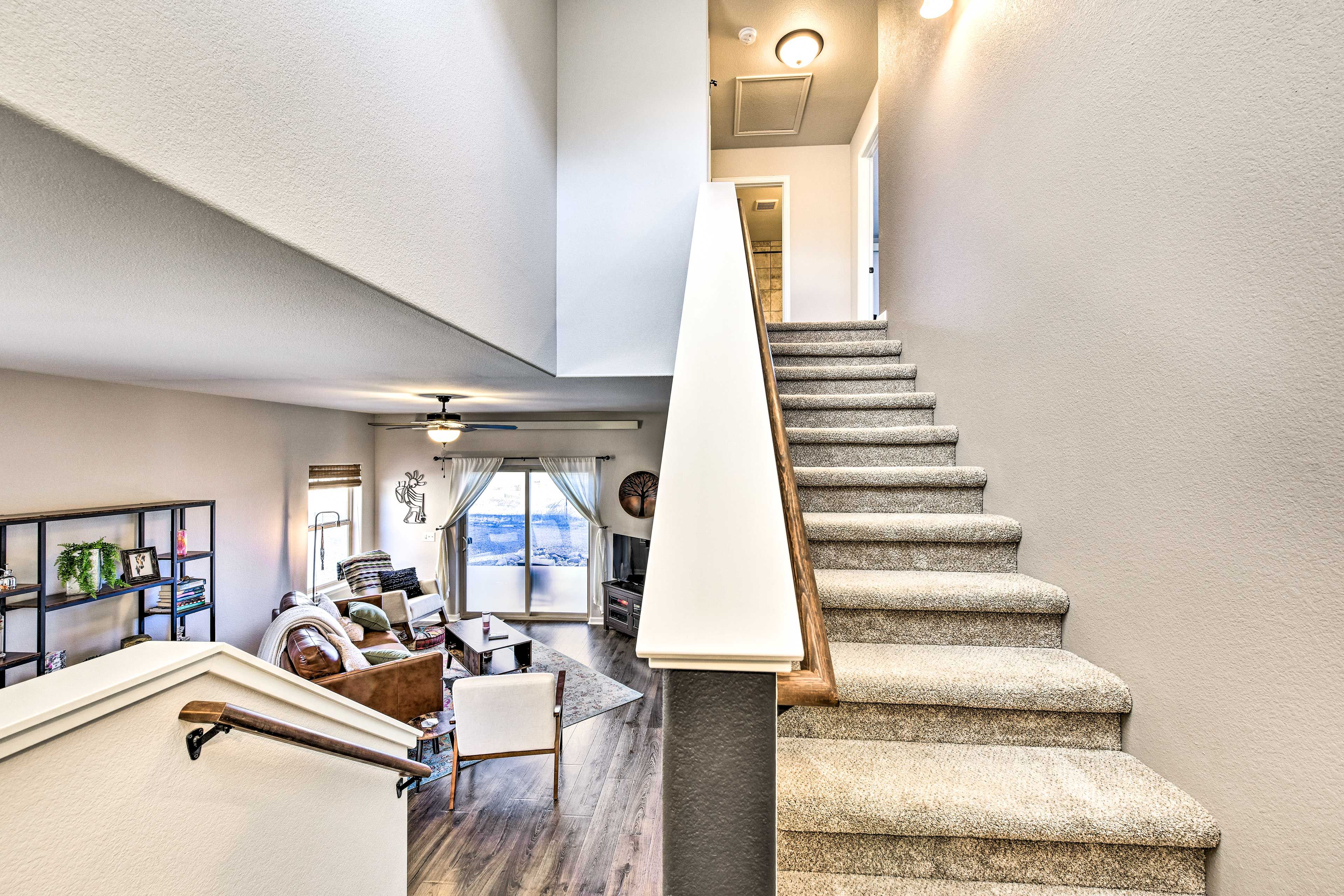Stairs to Upper Level