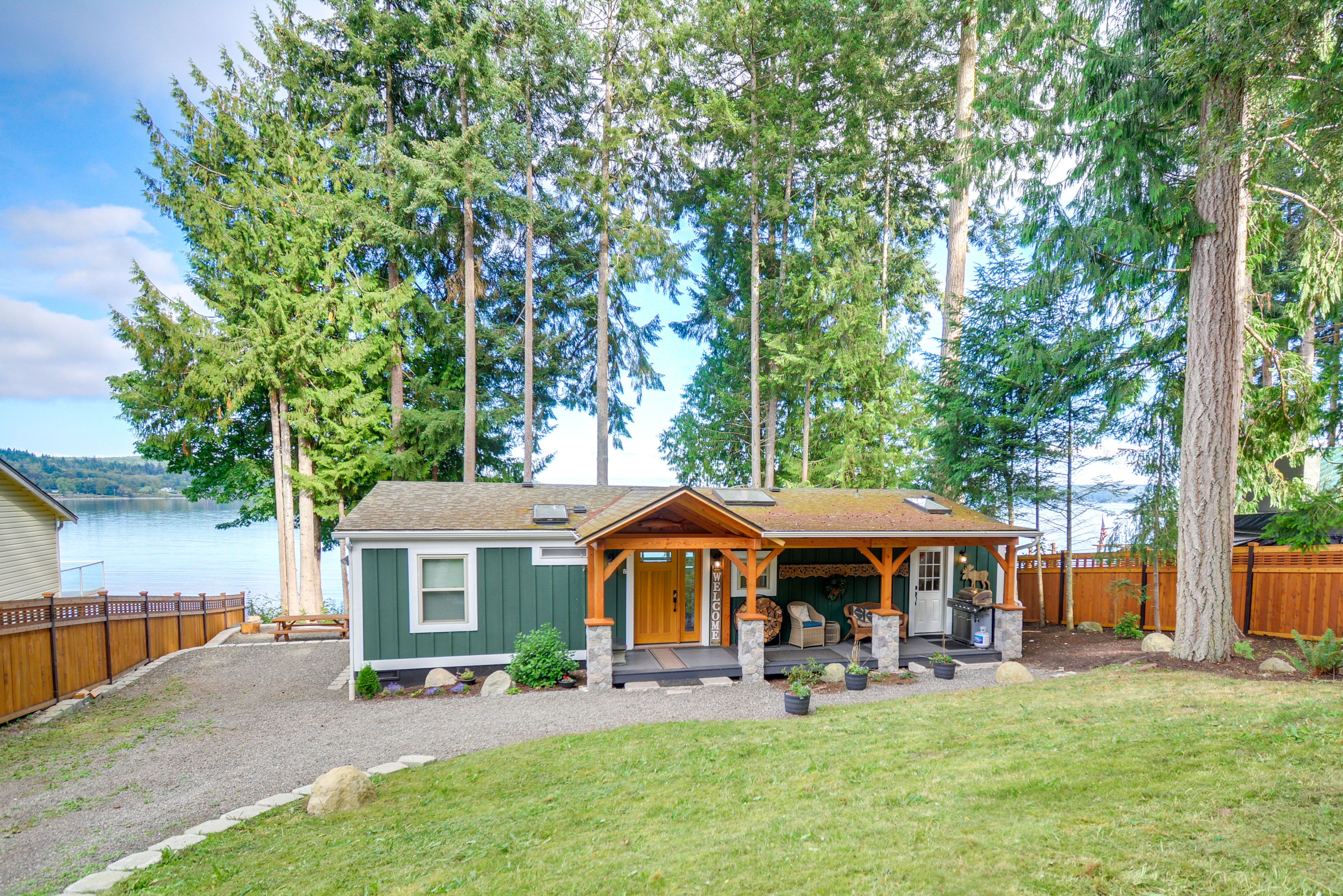 Port Ludlow Vacation Rental Cottage | 3BR | 2BA | 1,600 Sq Ft | 1 Step to Enter