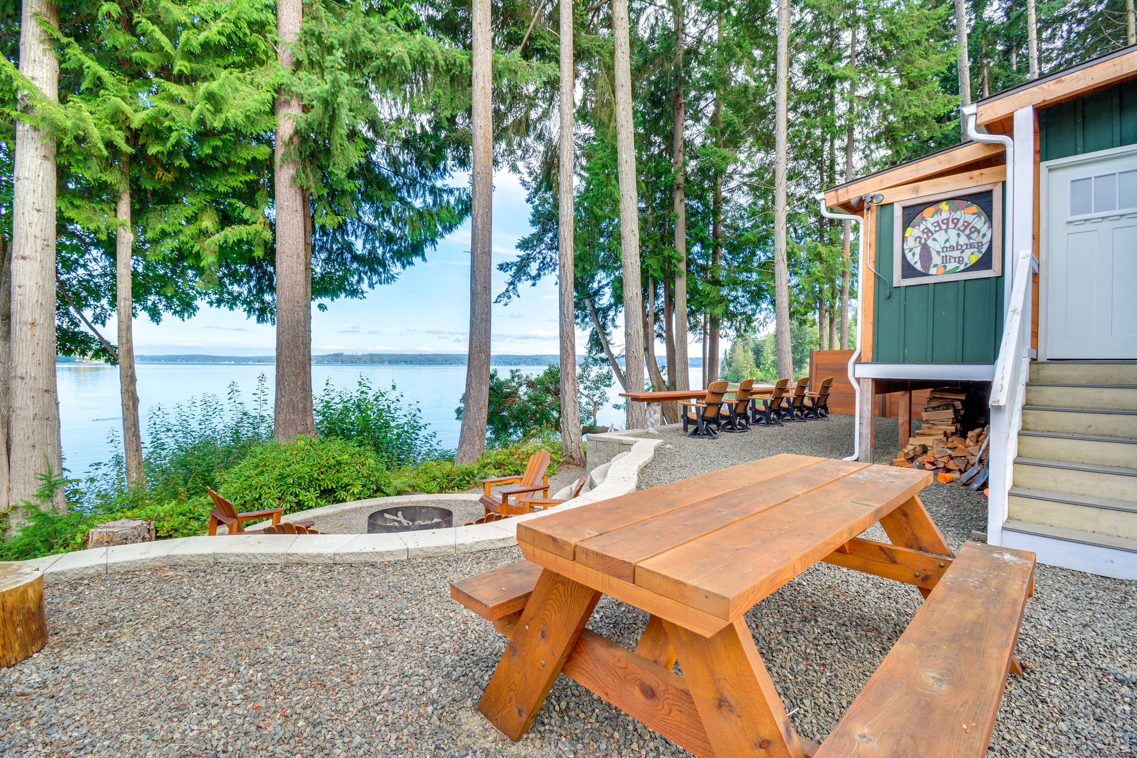 Exterior | Outdoor Seating | Water View | Fire Pit