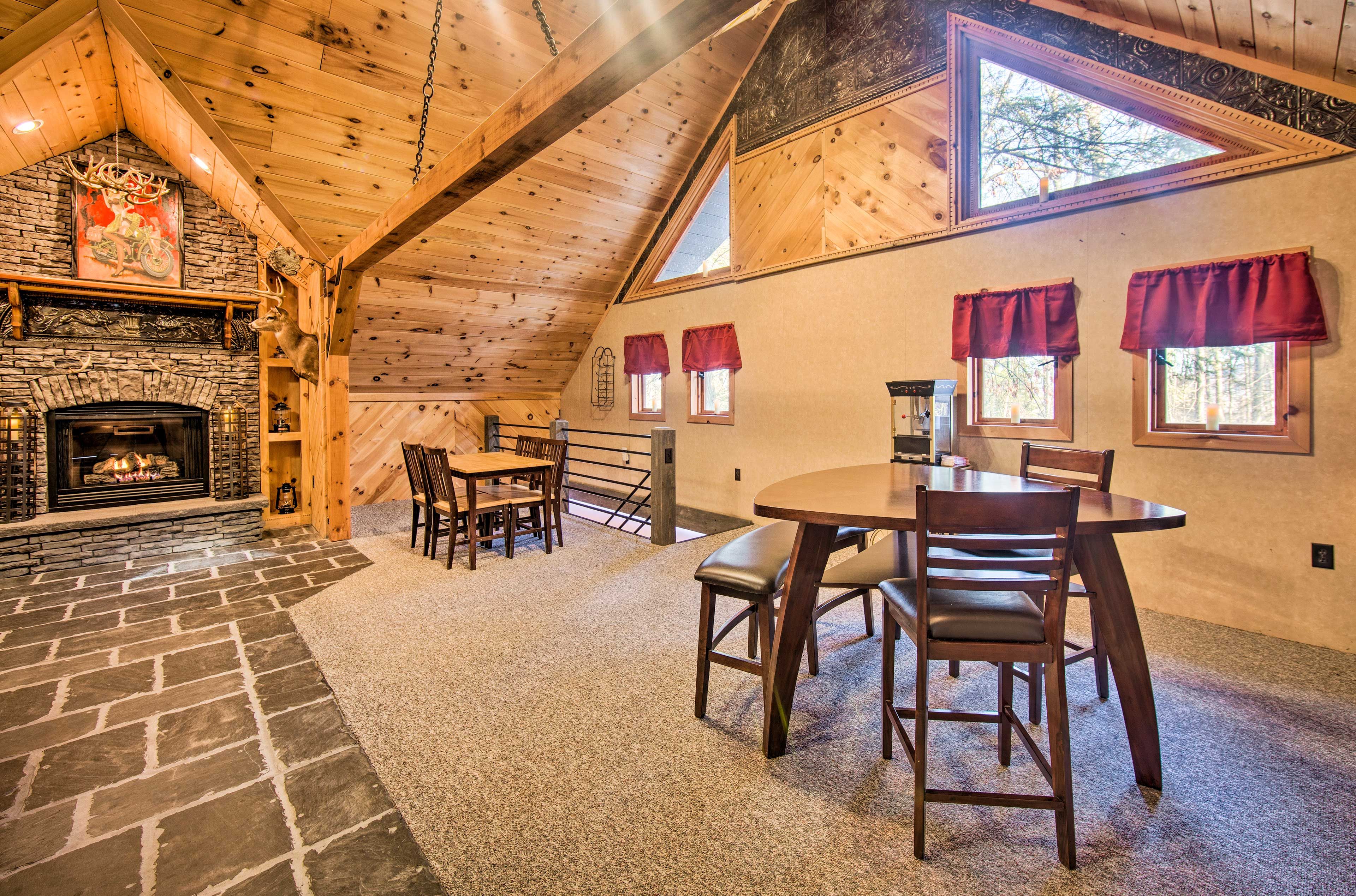 Living Room | Additional Dining Area | Gas Fireplace