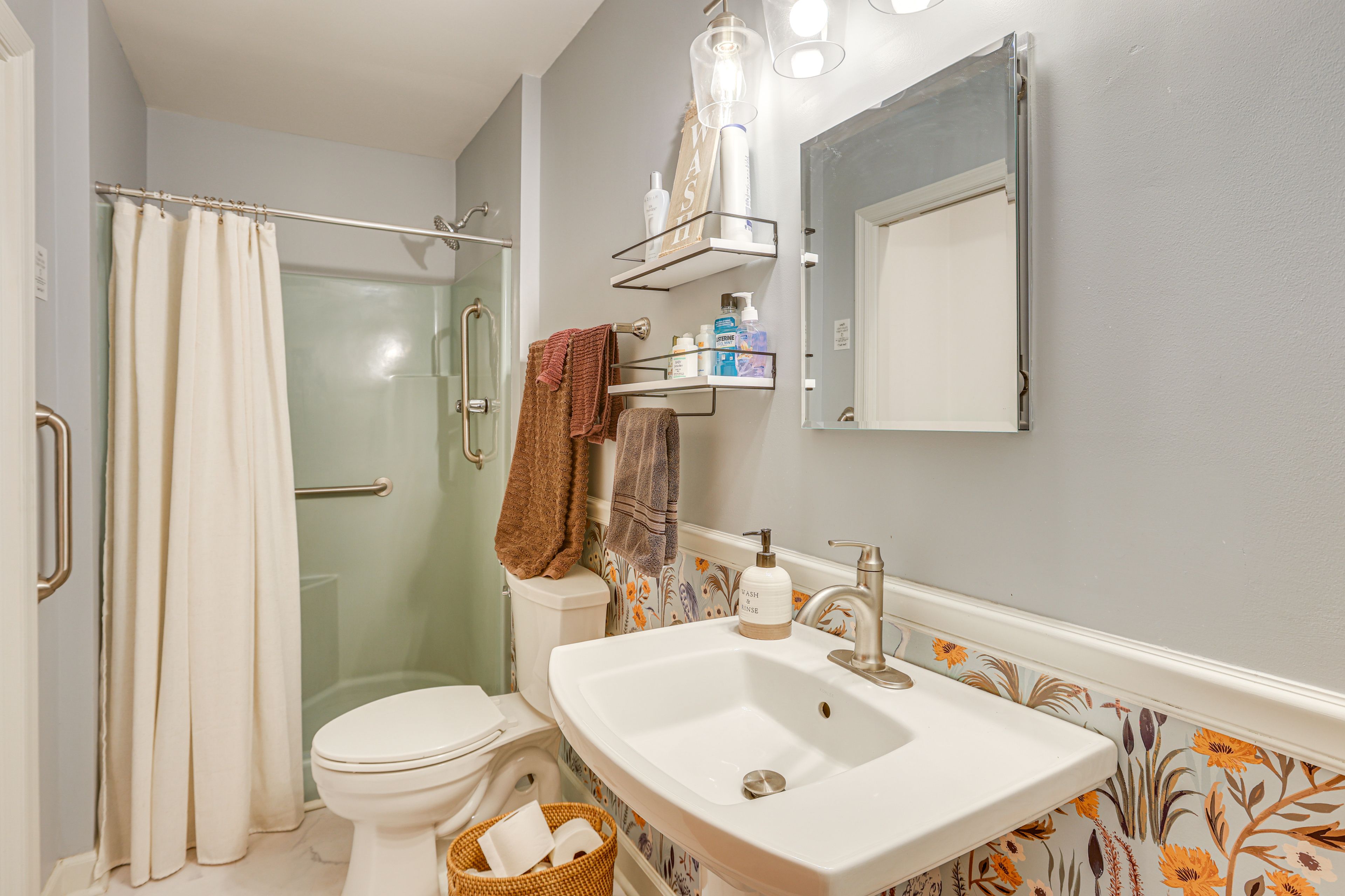 Bathroom | Towels Provided | 1st Floor