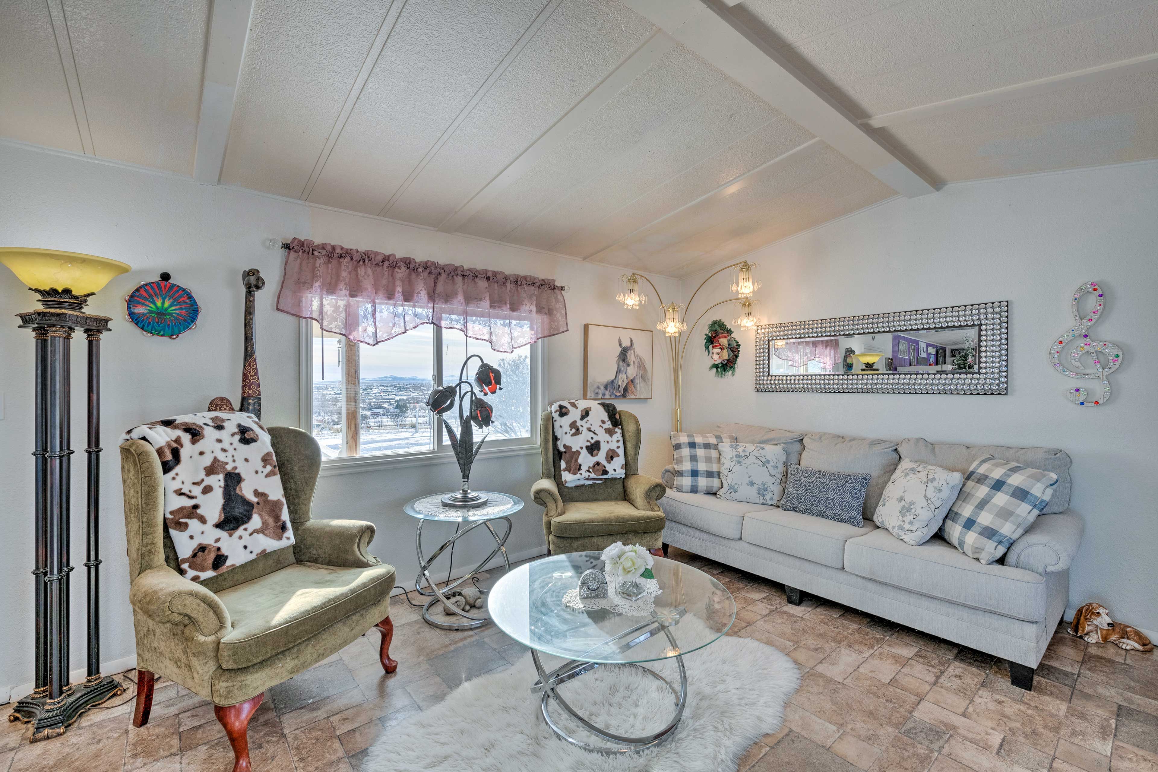 Spring Creek Vacation Rental | 2BR | 1BA | Stairs Required | 970 Sq Ft