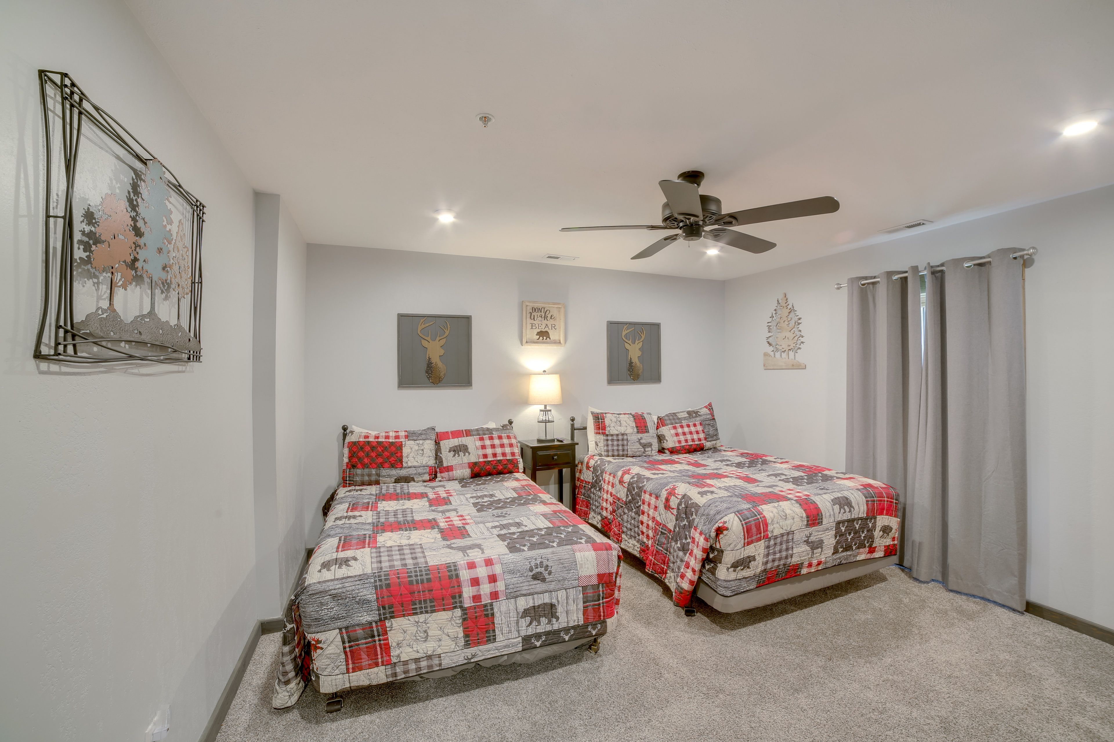 Bedroom 3 | 2nd Floor | 2 Queen Beds | Smart TV w/ Cable