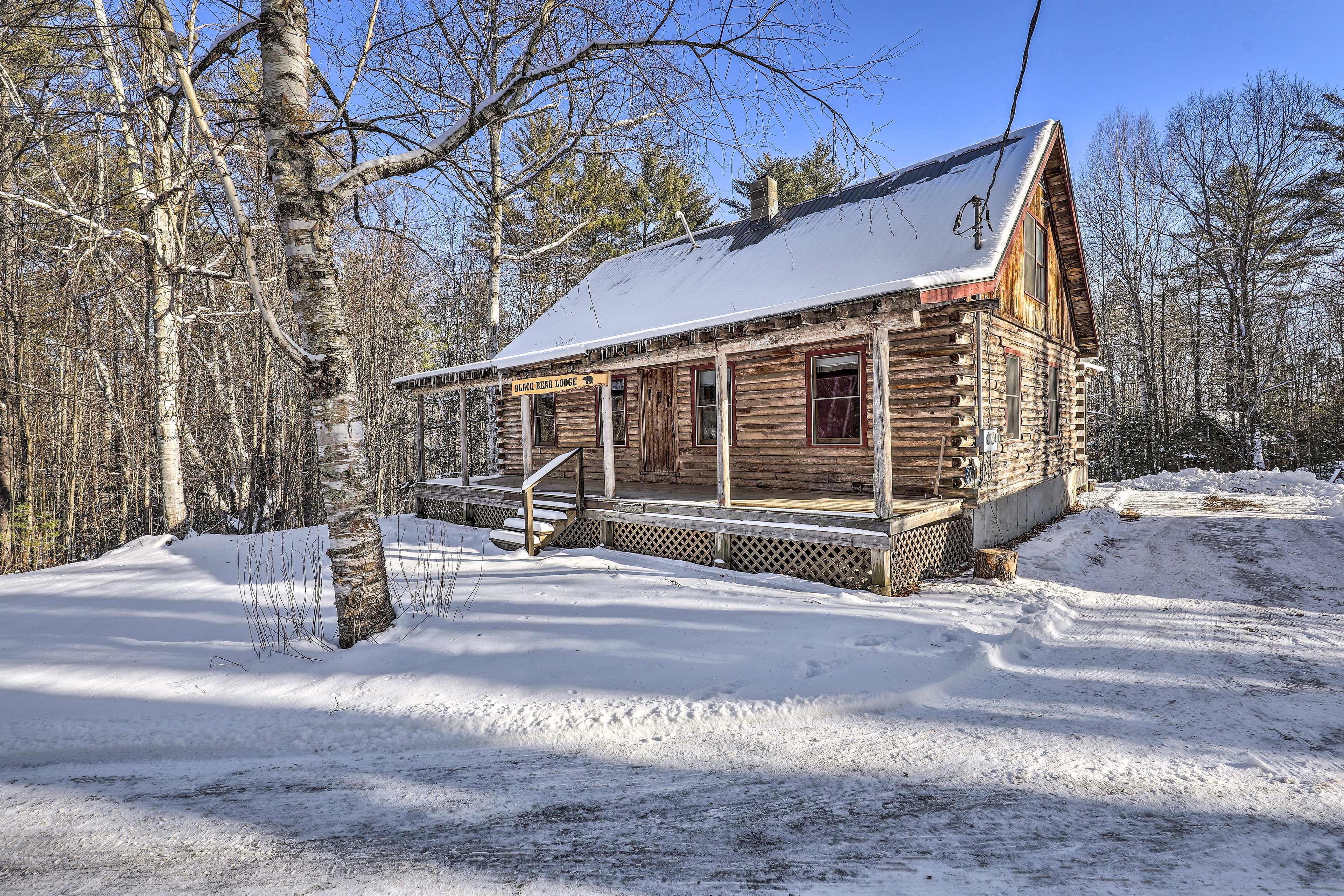 Cabin Exterior | Driveway Parking (6 Vehicles) | RV/Trailer Parking