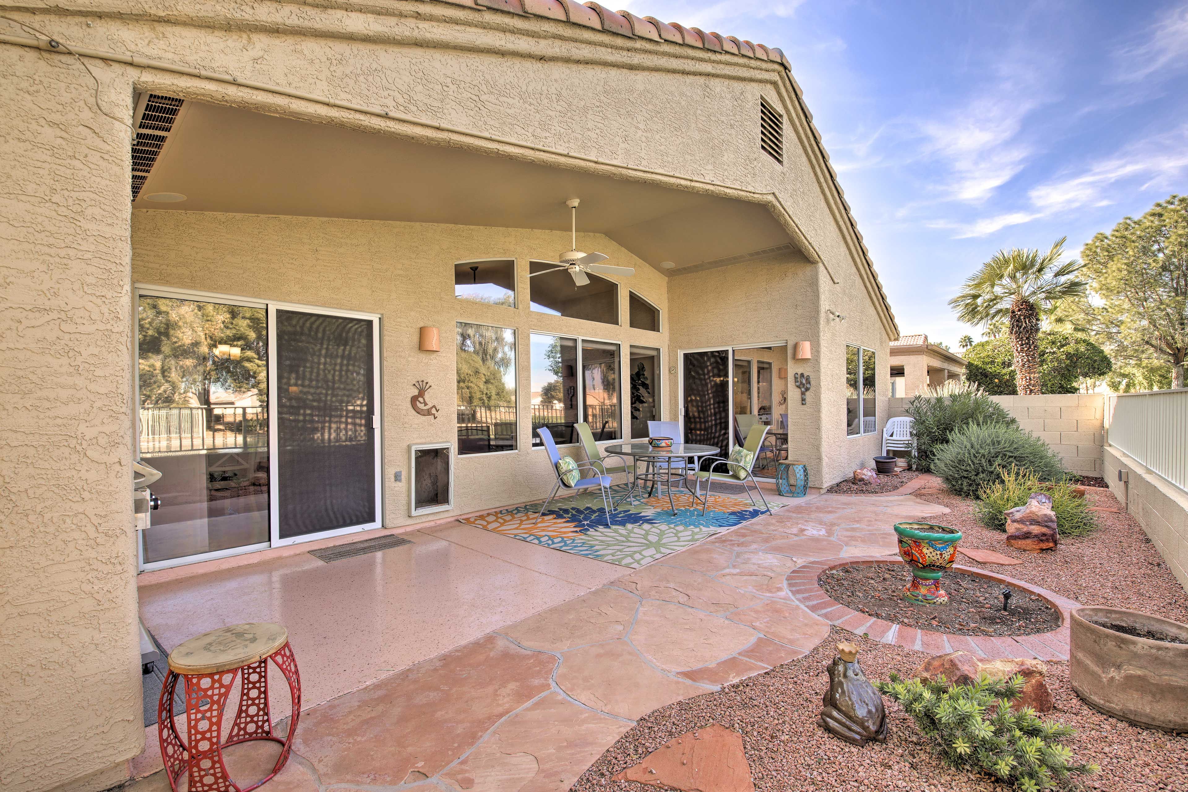 House Exterior | Furnished Patio