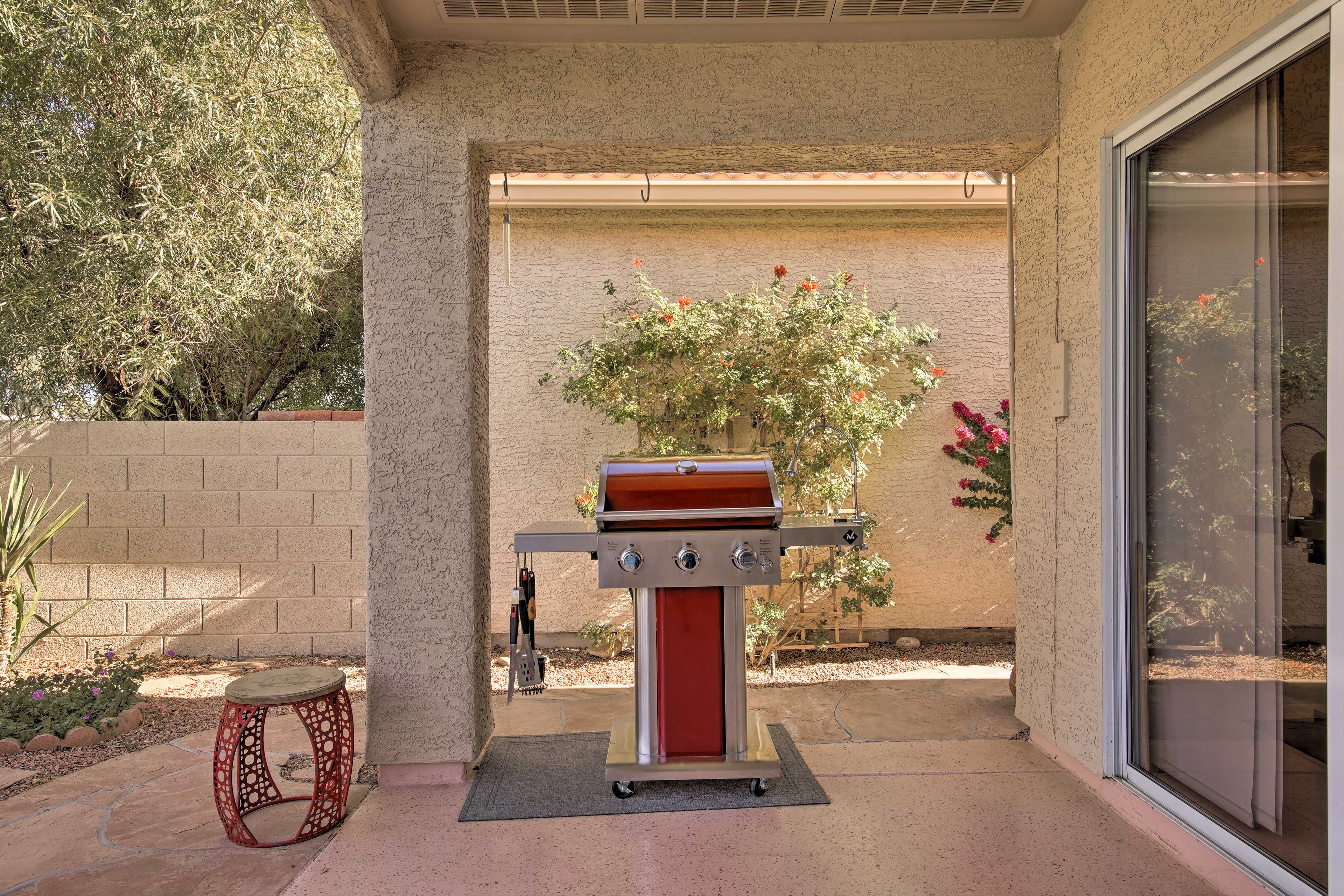 House Exterior | Gas Grill