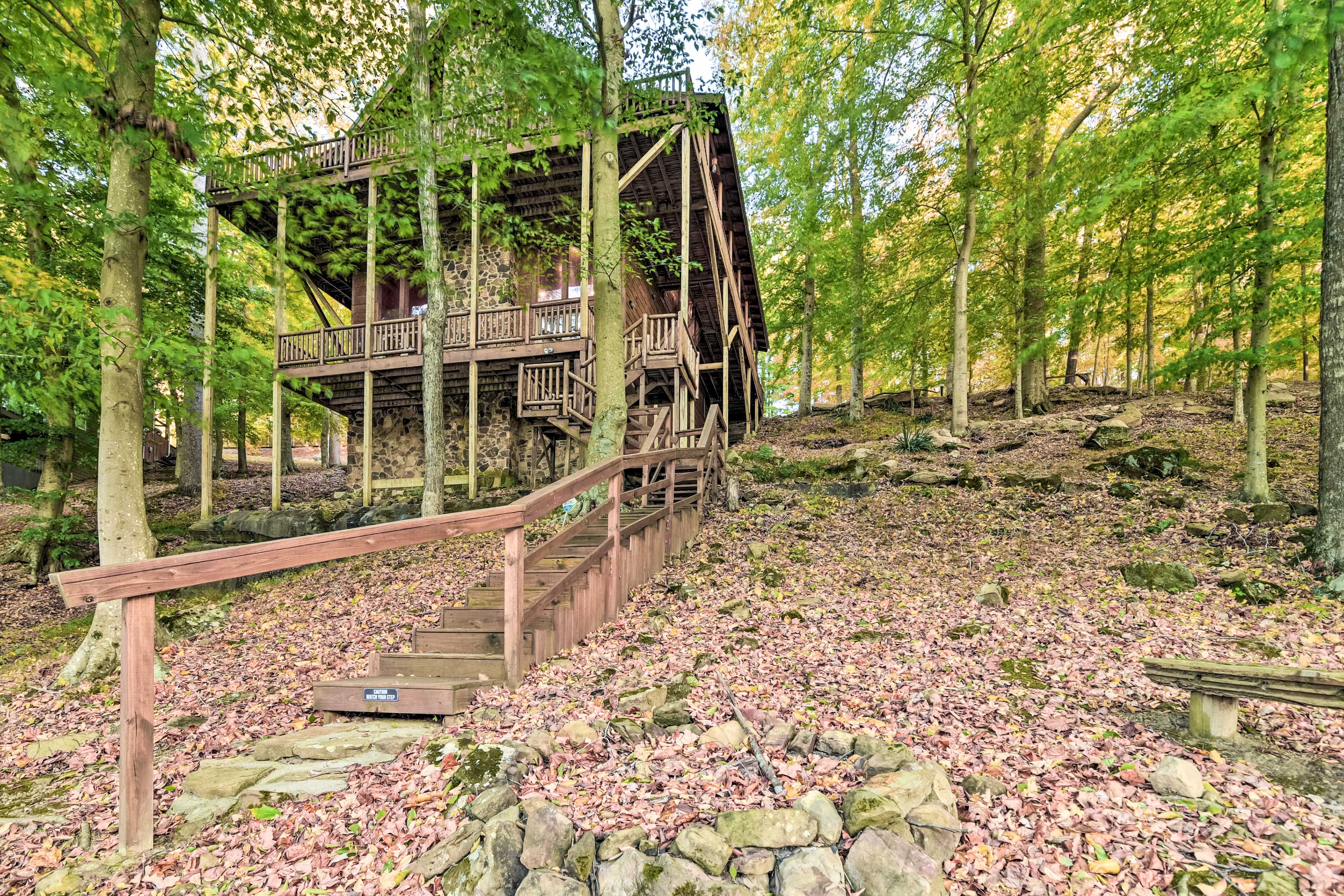 Steps to Lake