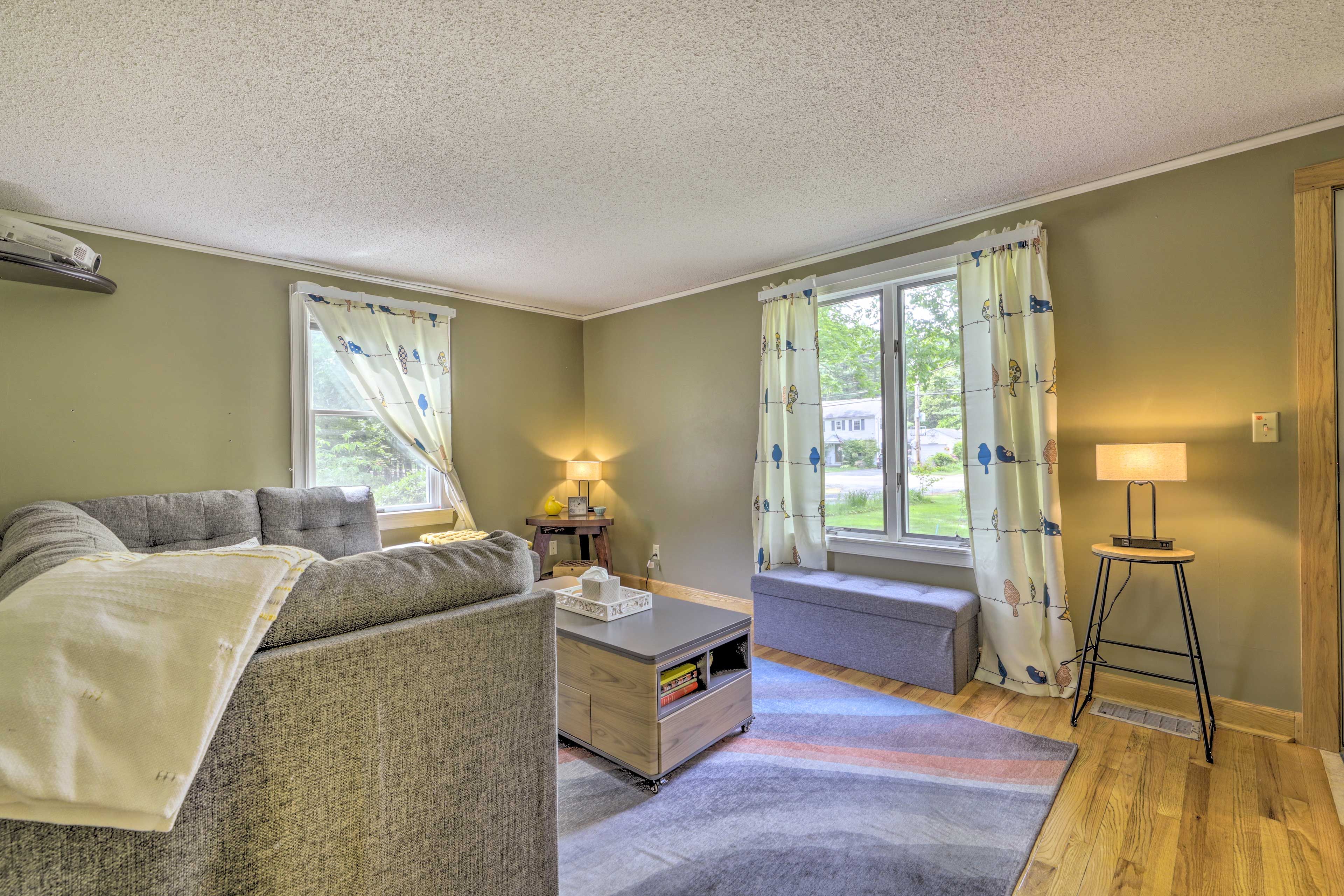 Living Room | Central Heat | Central A/C | Smart TV | Full Sleeper Sofa