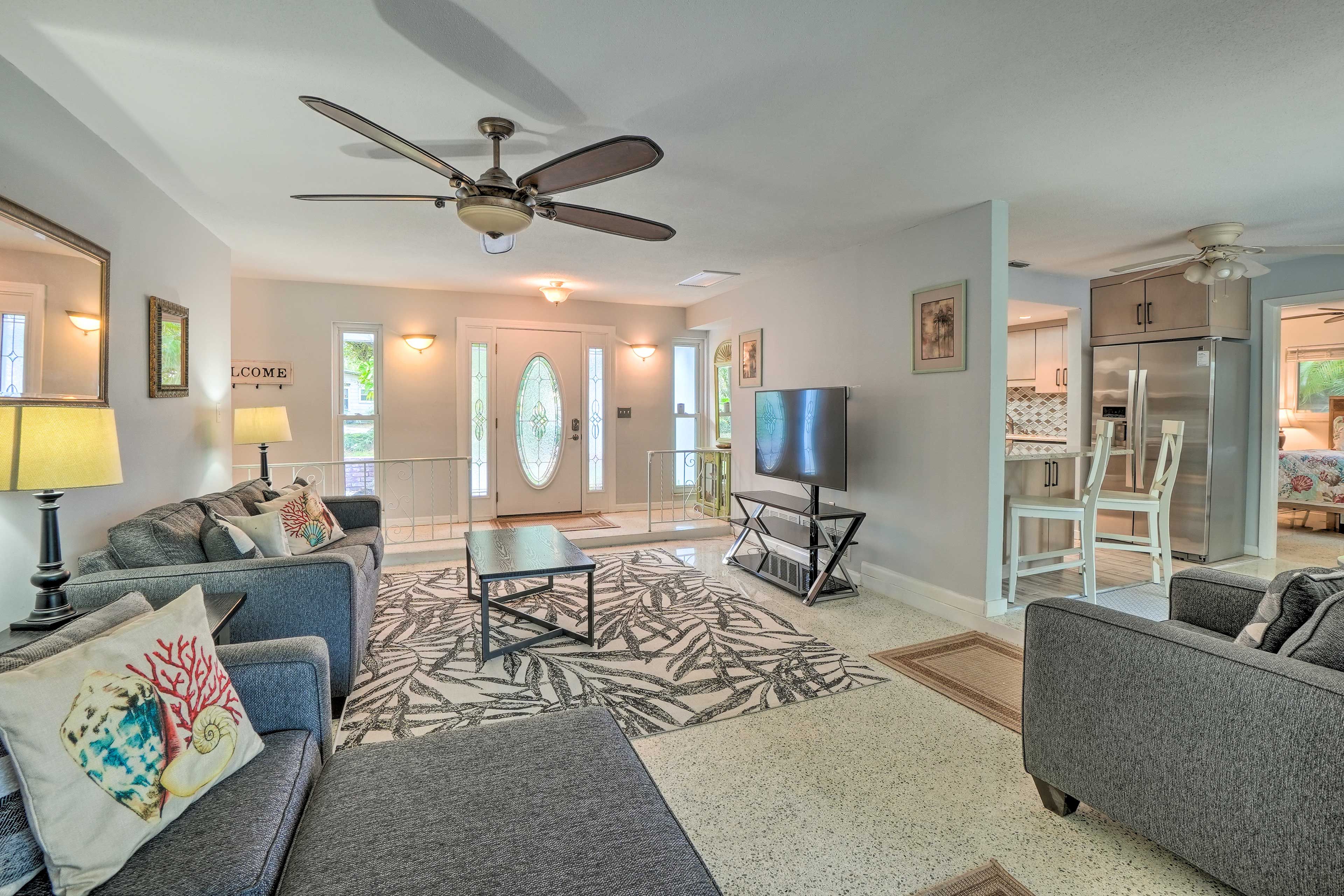 Living Area | Central A/C | Free WiFi | Smart TV | Board Games & Cards