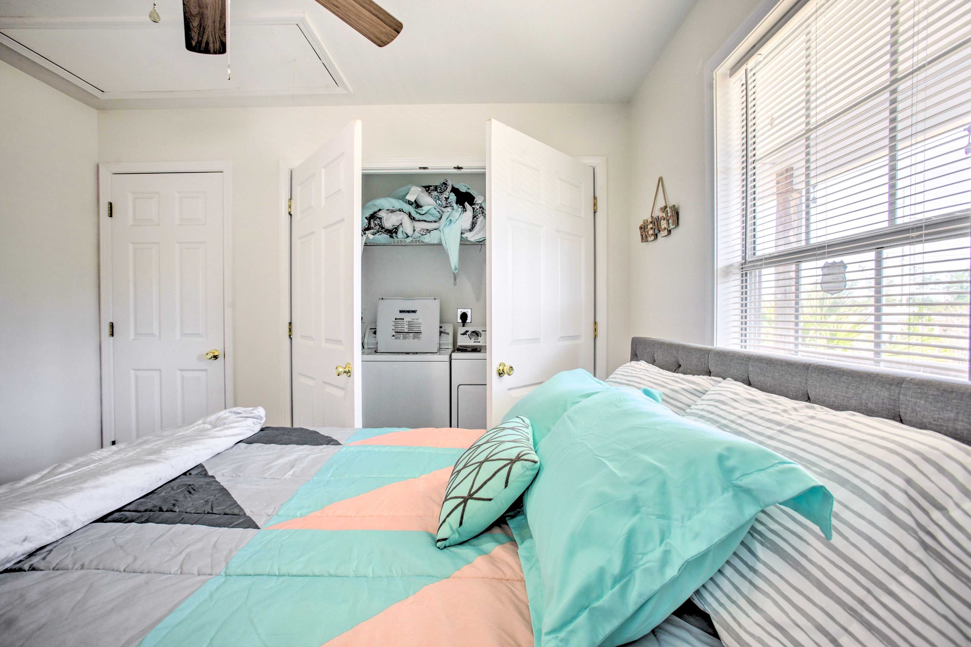 Bedroom 1 | In-Unit Laundry
