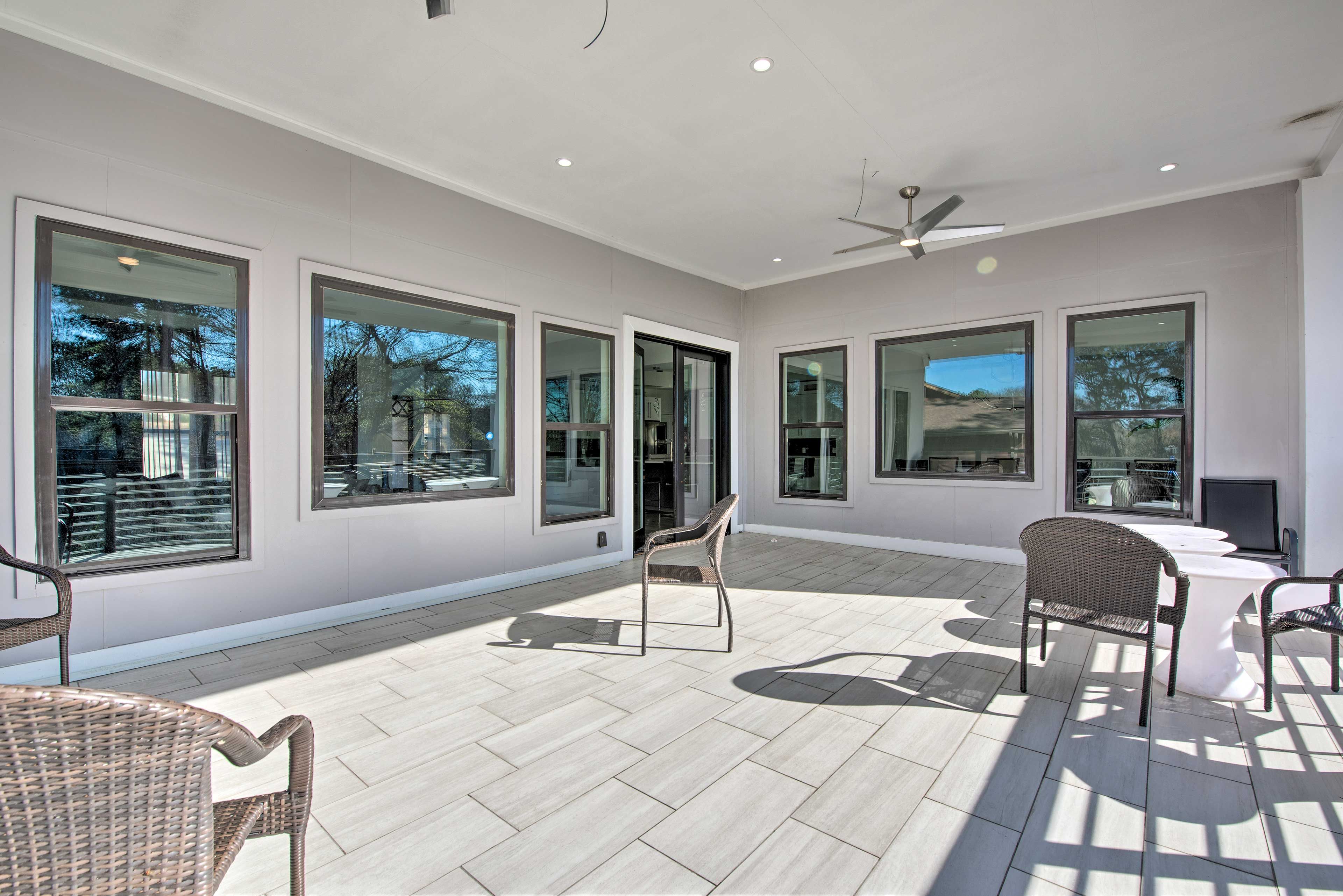 House Exterior | Covered Balcony
