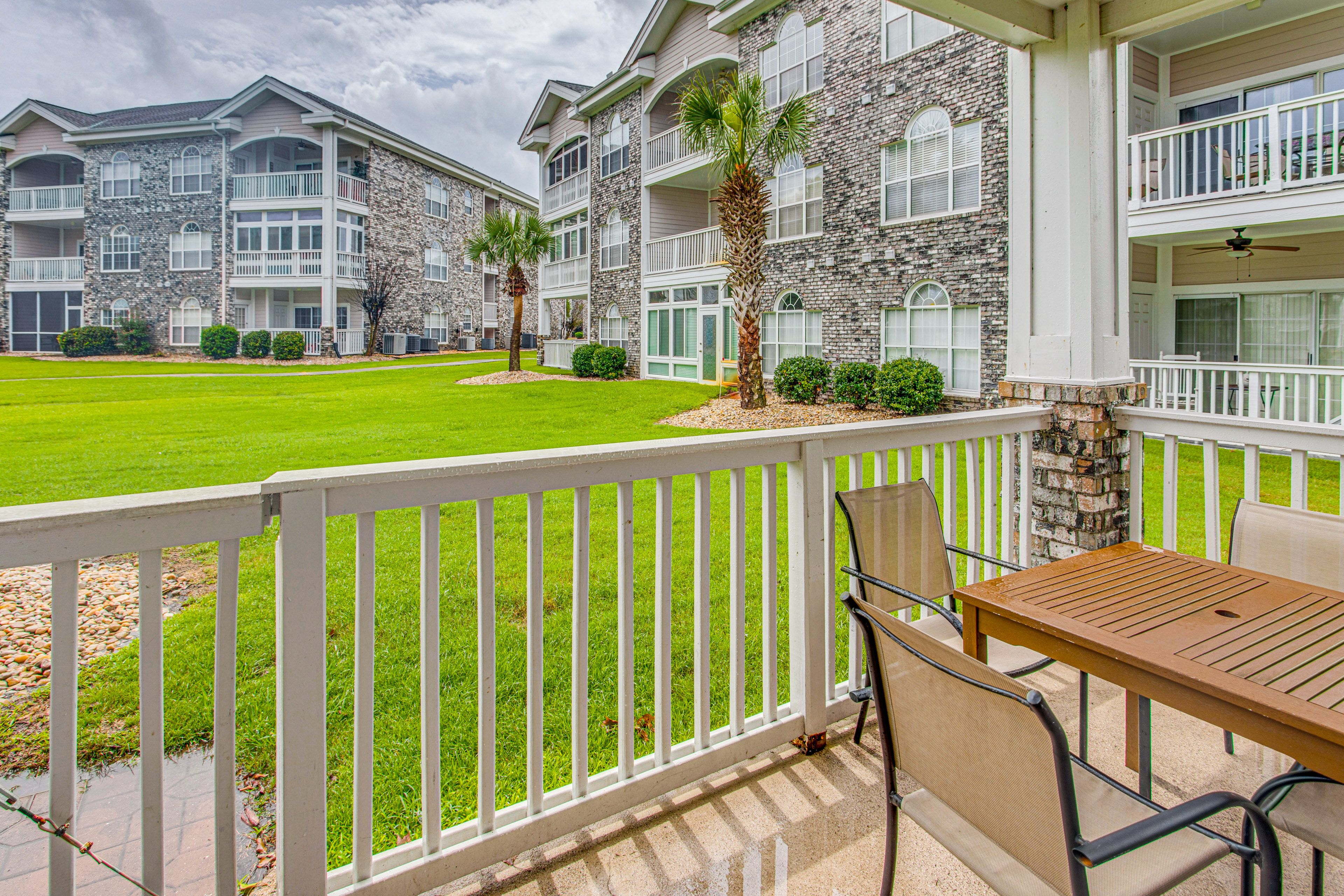 Private Patio | Single-Story Unit