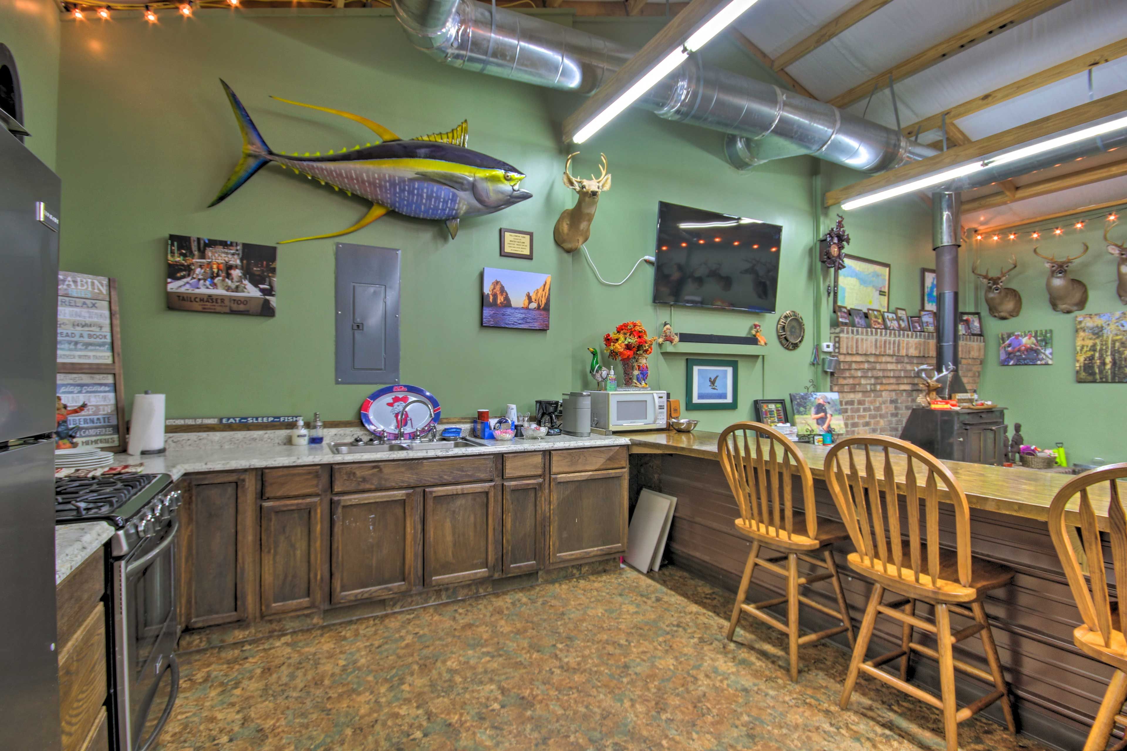 Kitchen | Fully Equipped | Stainless Steel Appliances