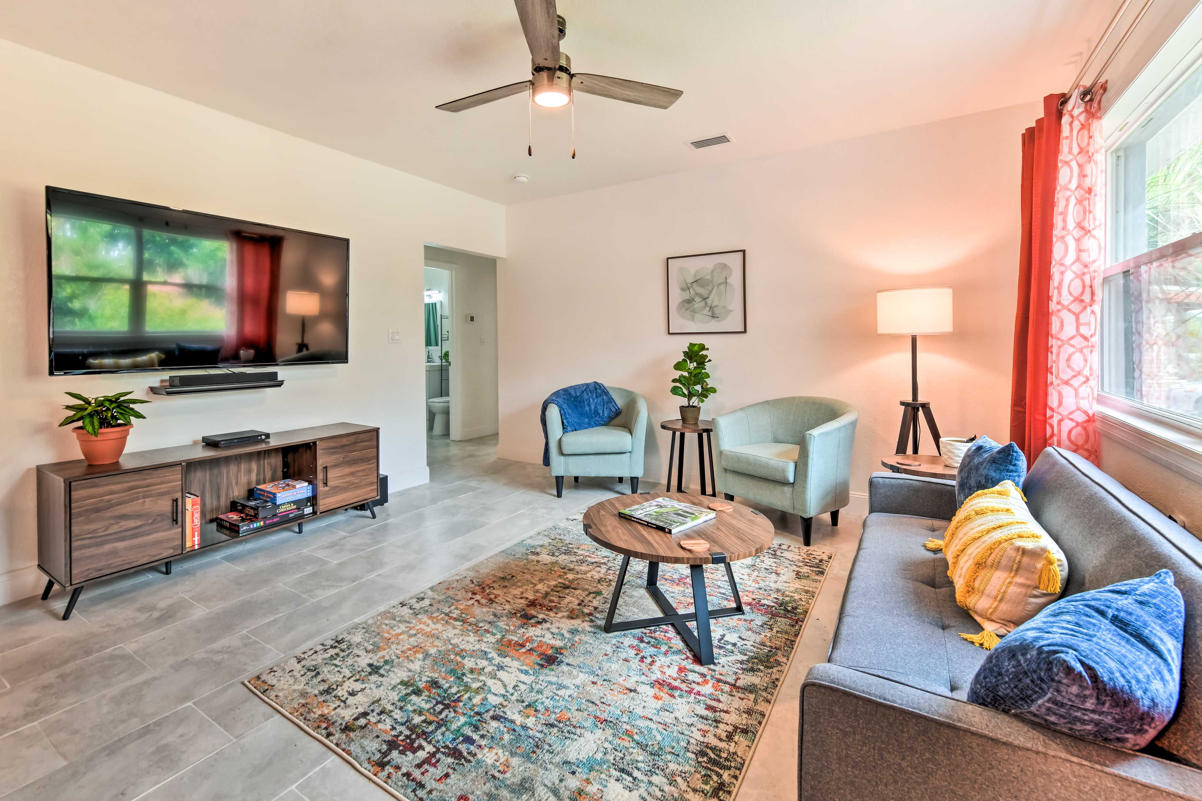 Avon Park Vacation Rental | 3BR | 2BA | 1,250 Sq Ft | 3 Steps Required