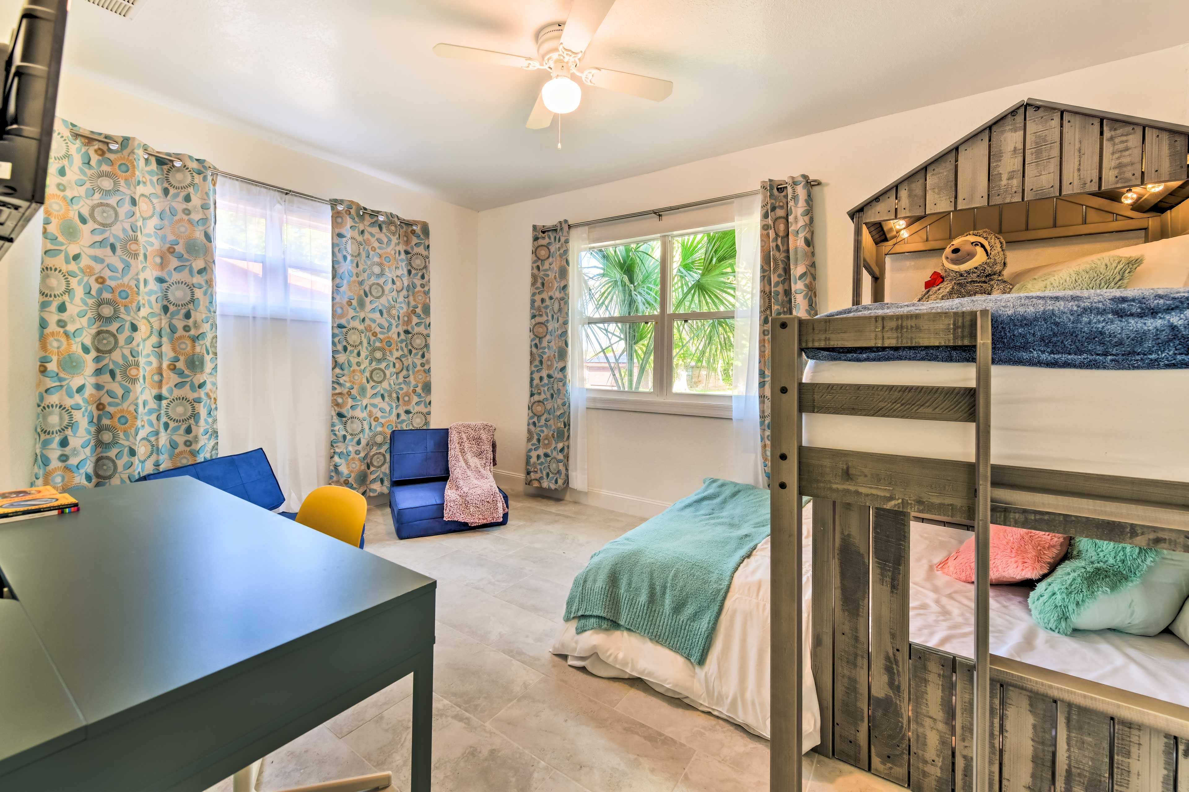 Bedroom 3 | Full Bed | Lofted Twin Bed