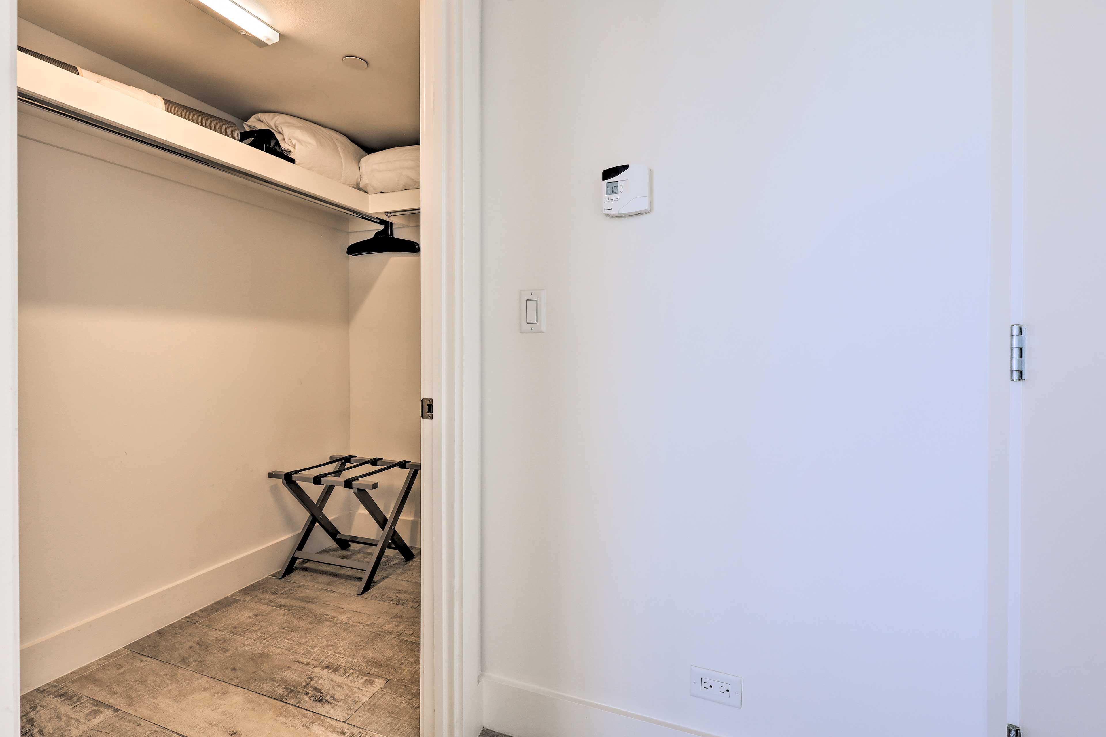Walk-In Closet | Iron/Ironing Board | In-Unit Laundry | Laundry Detergent