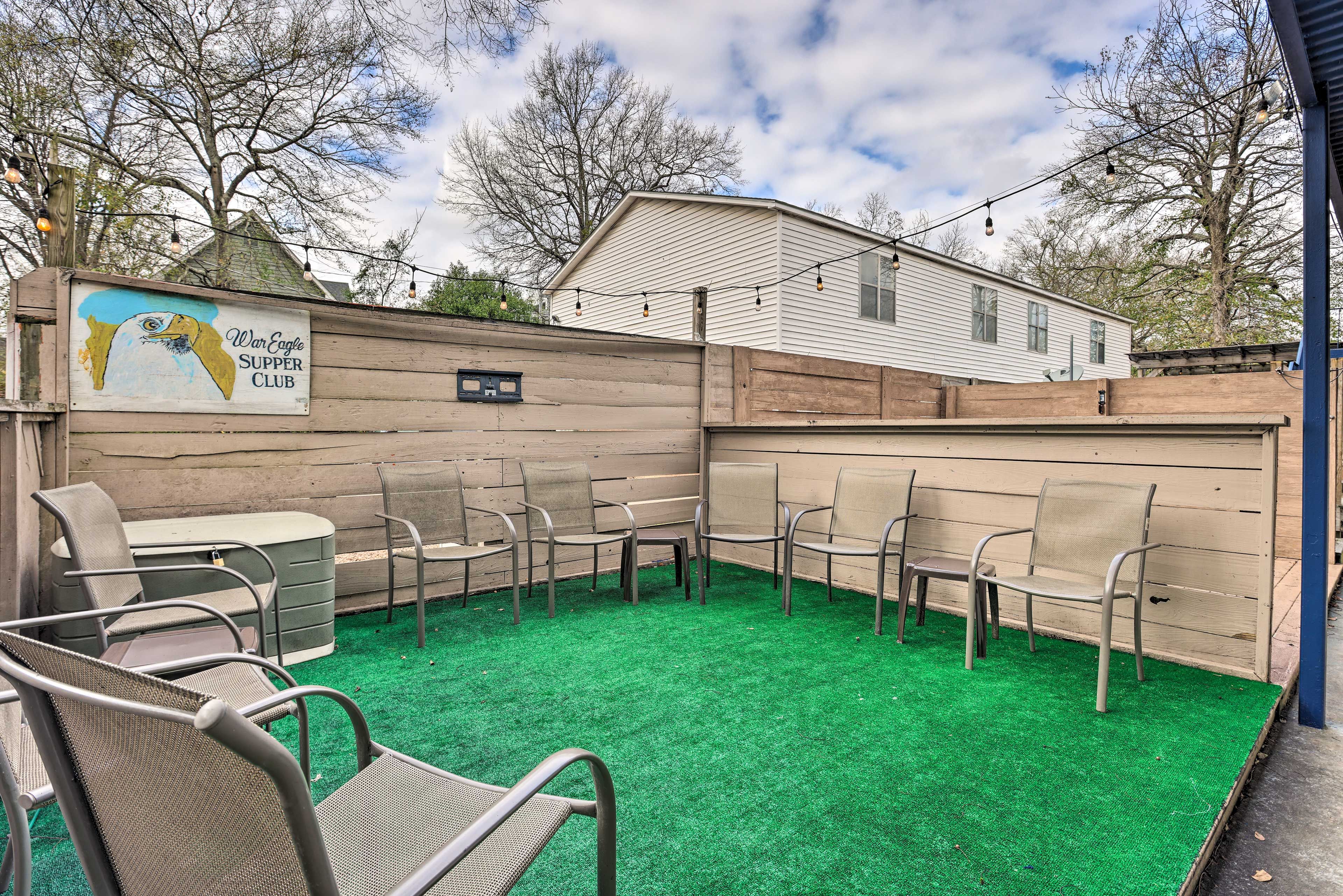 Private Patio | Walk to Auburn University