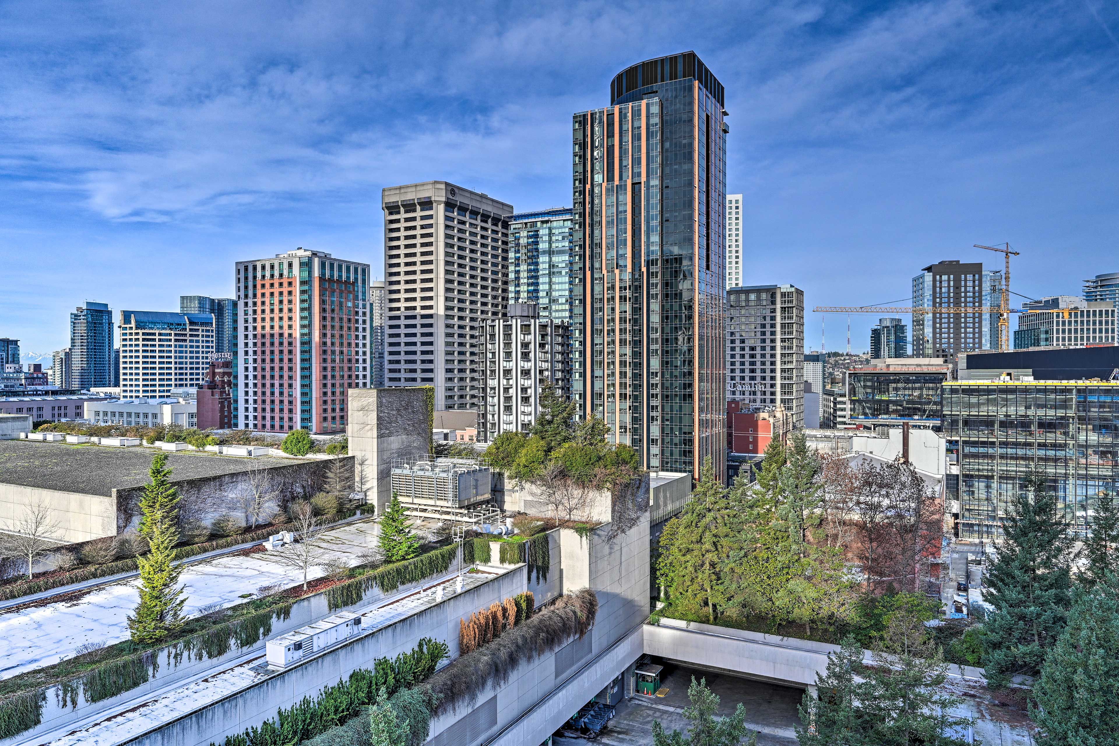 City Views From Rooftop Deck