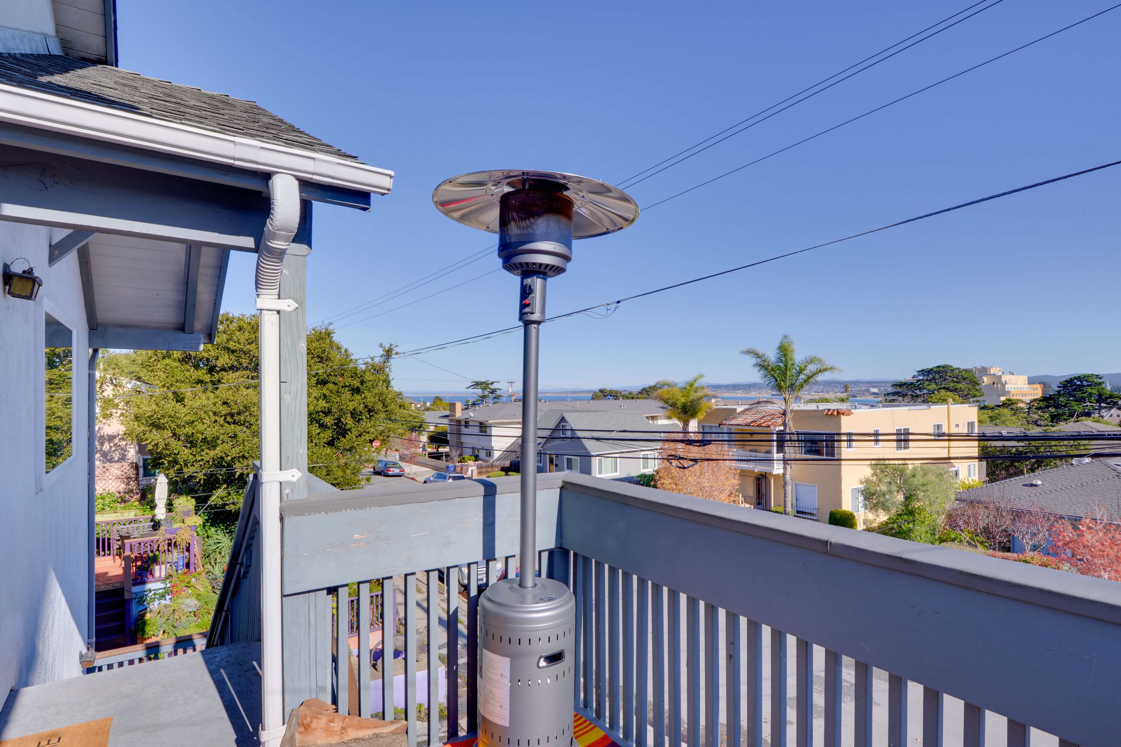 Deck | Bay Views | Patio Heater