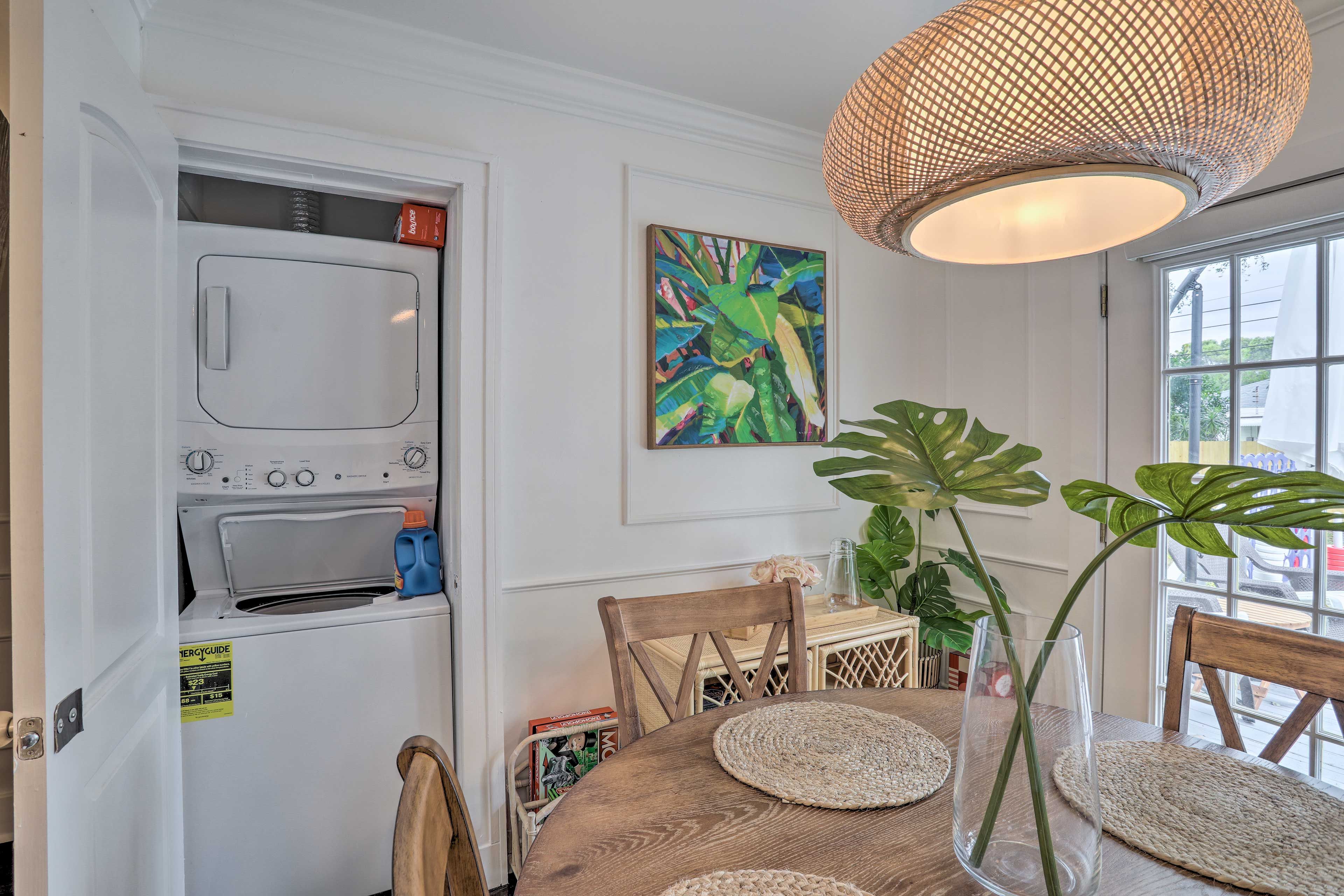 Dining Area & Laundry Nook