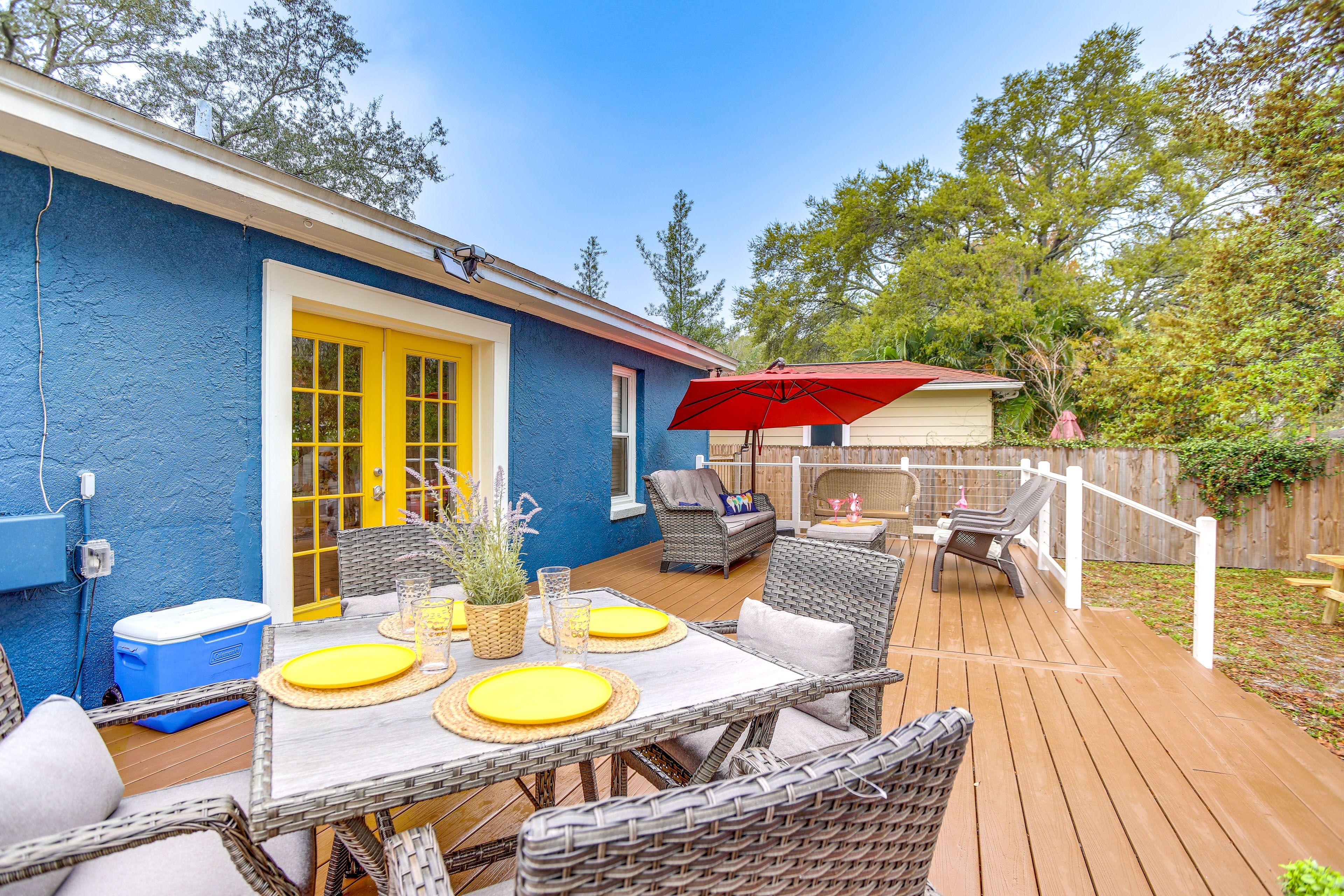 Updated Deck | Outdoor Dining Area