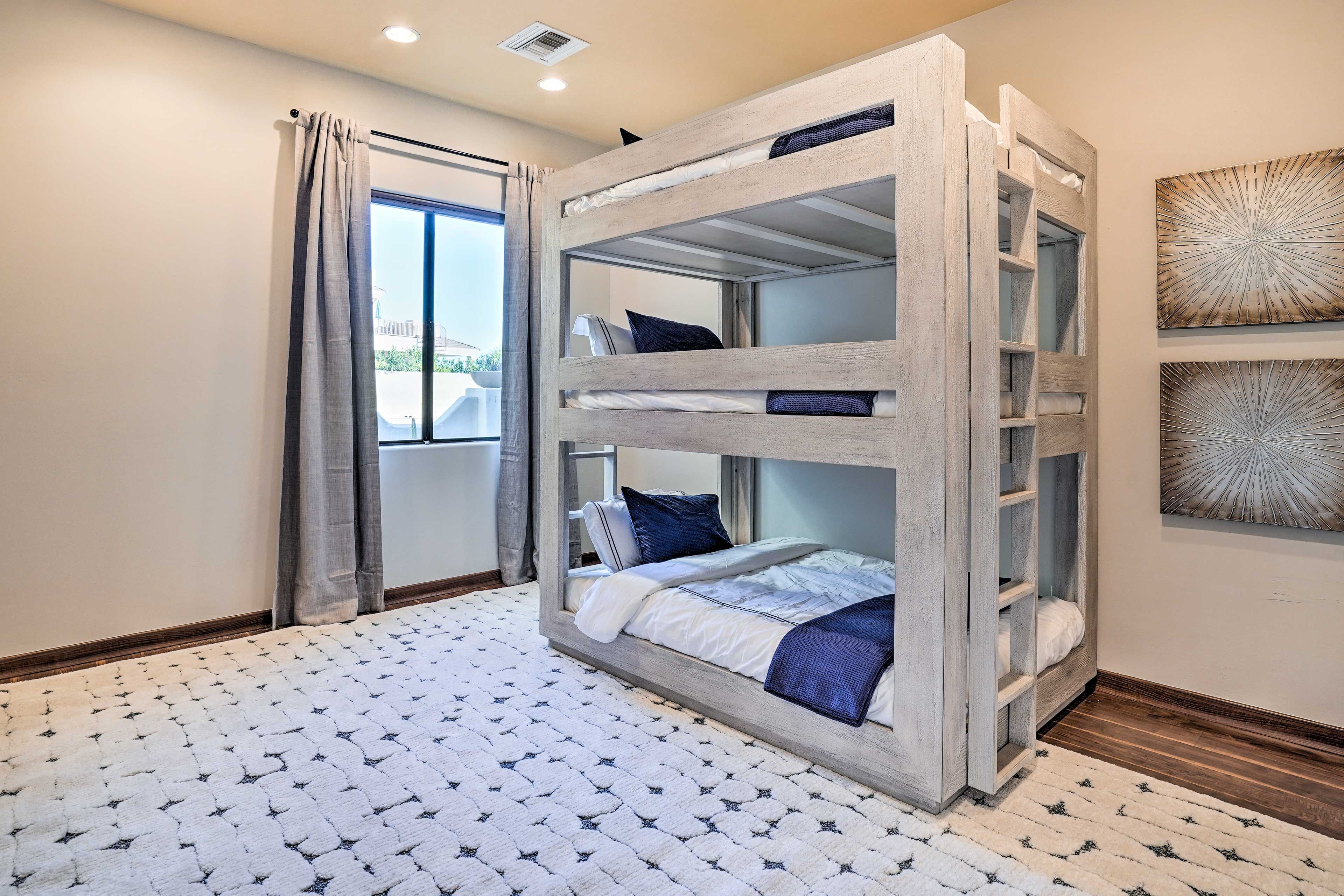 Bedroom 4 | Full Triple Bunk Bed