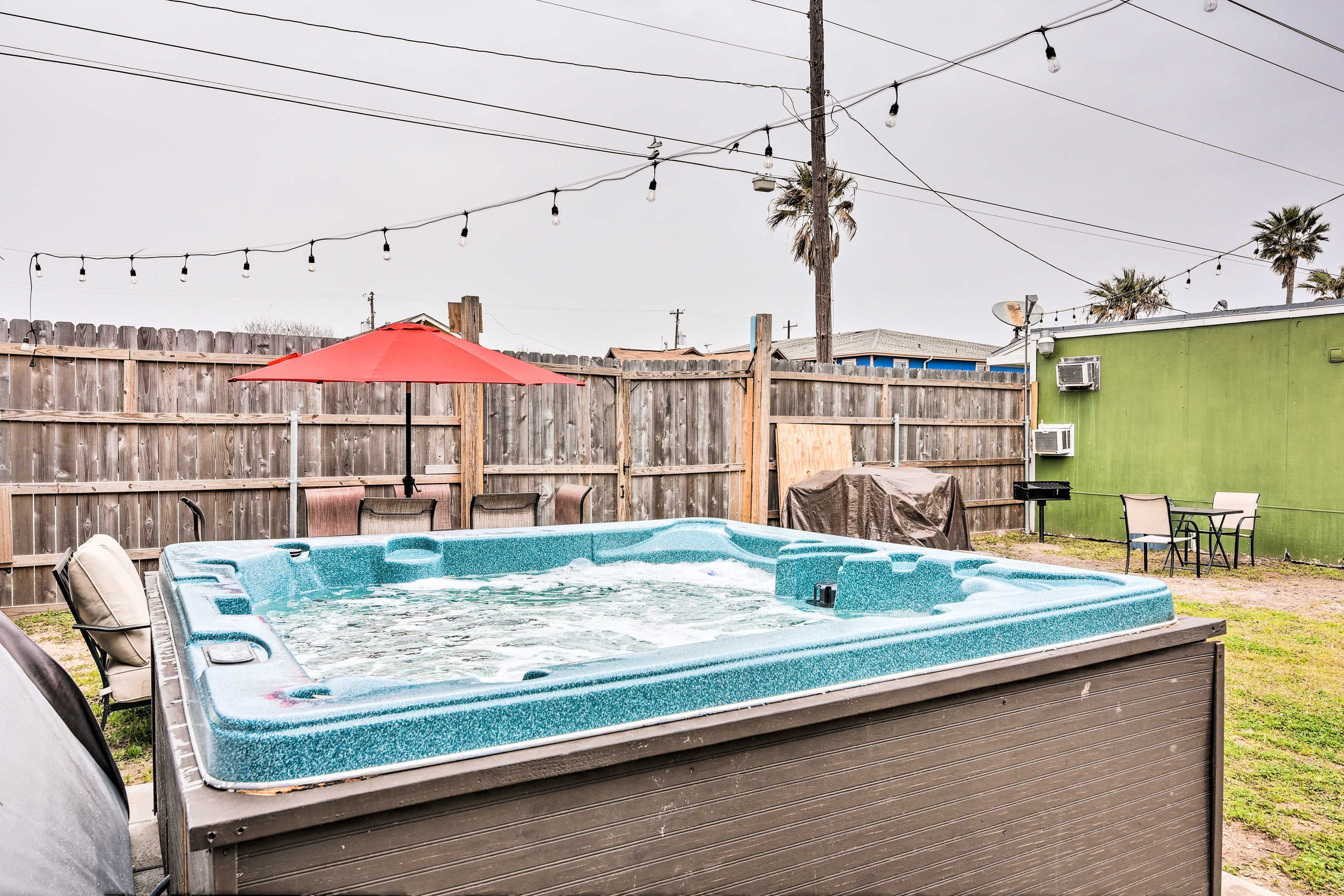 Shared Hot Tub