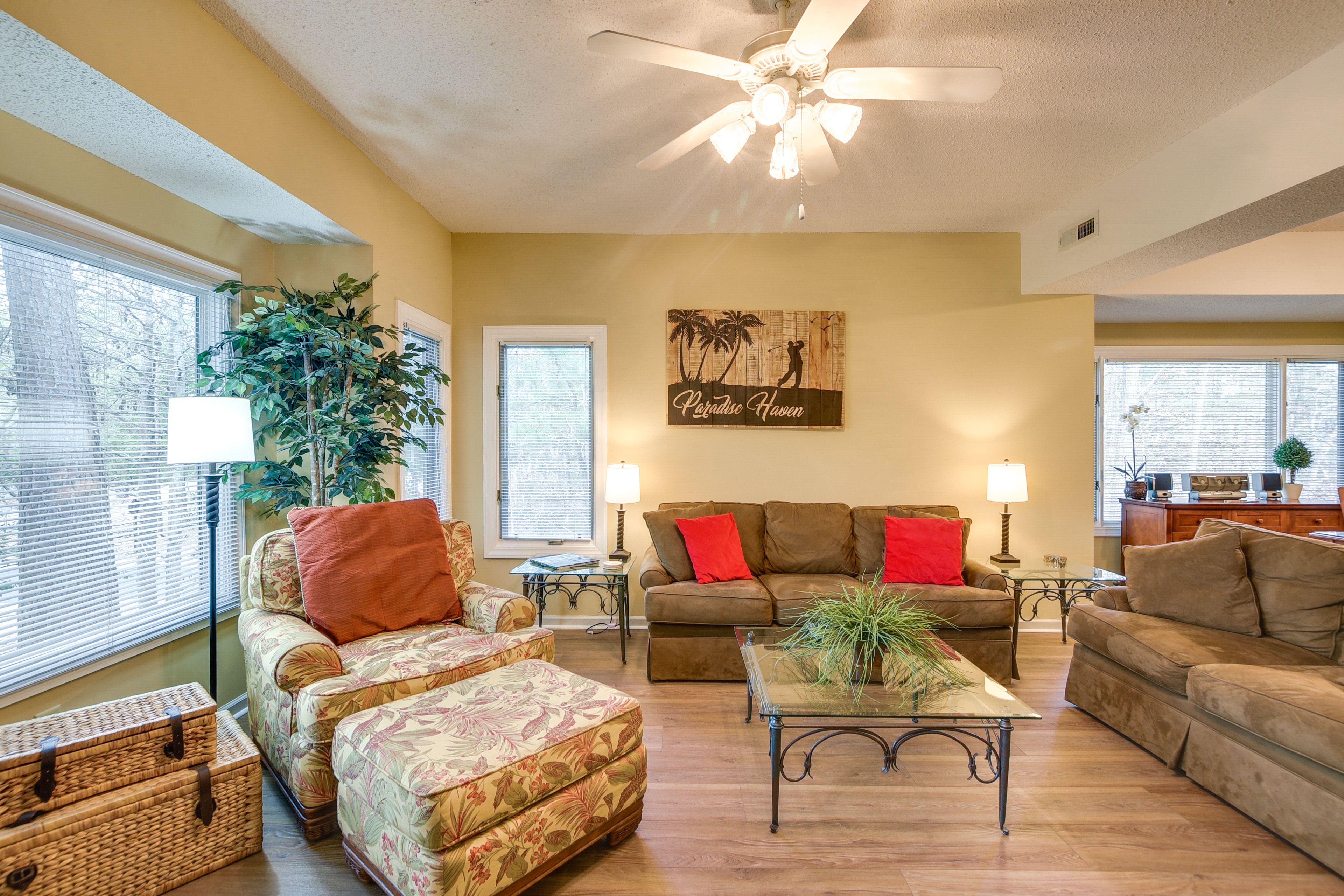 Living Room | Window A/C Units | Electric Heating | Keyless Entry