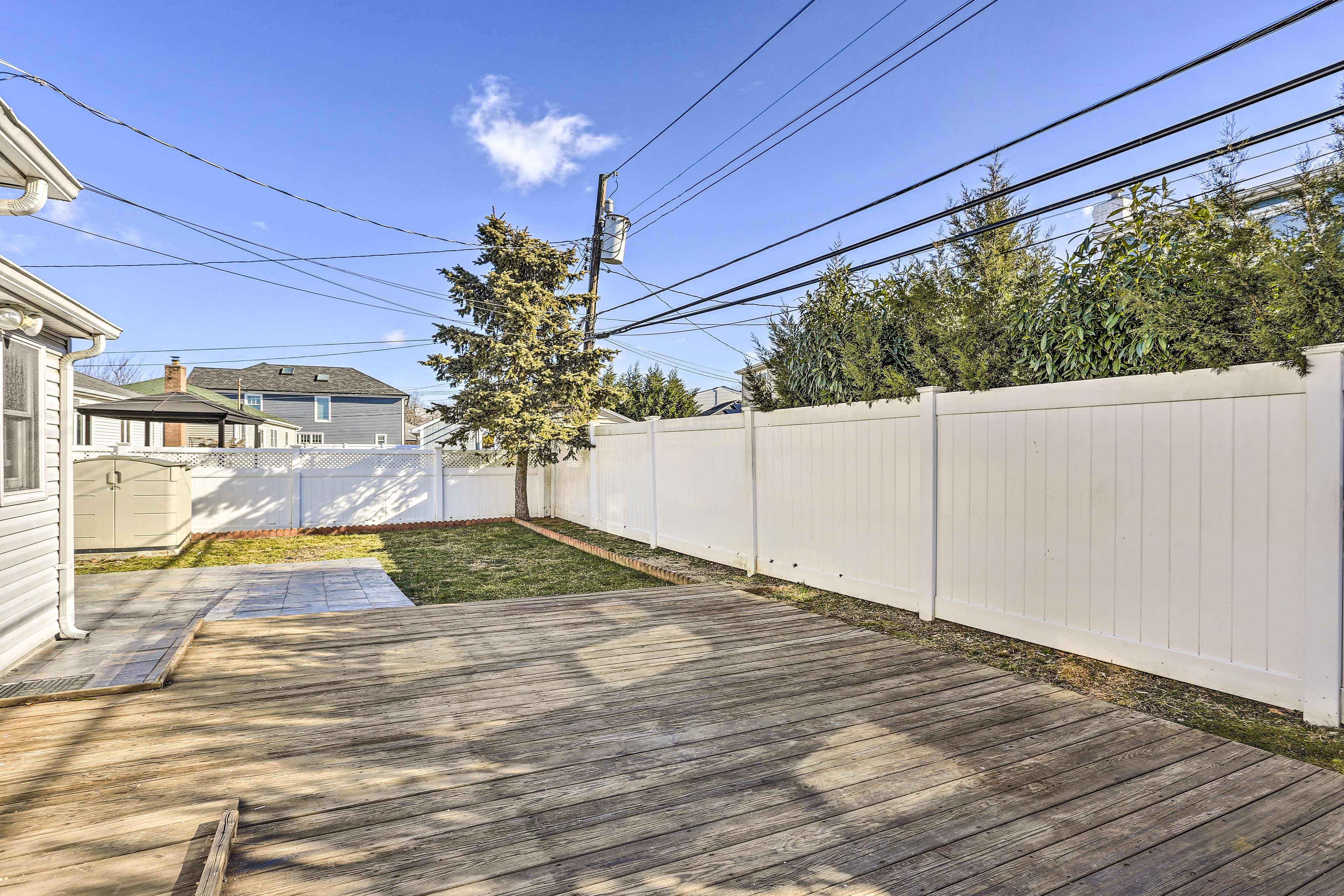House Exterior | Shared Backyard & Deck