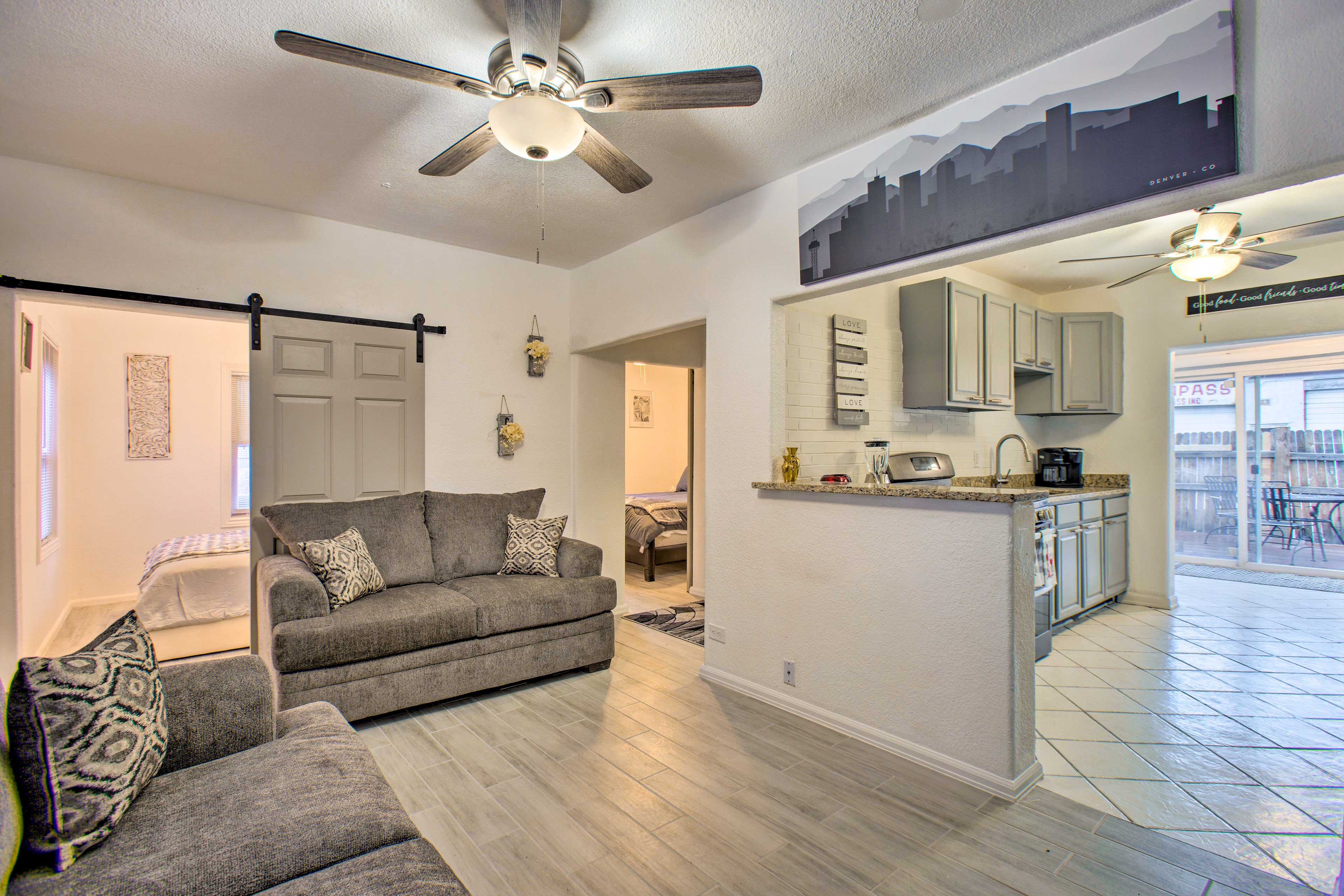 Denver Vacation Rental | 2BR | 1.5BA | 900 Sq Ft | 2 Steps to Enter
