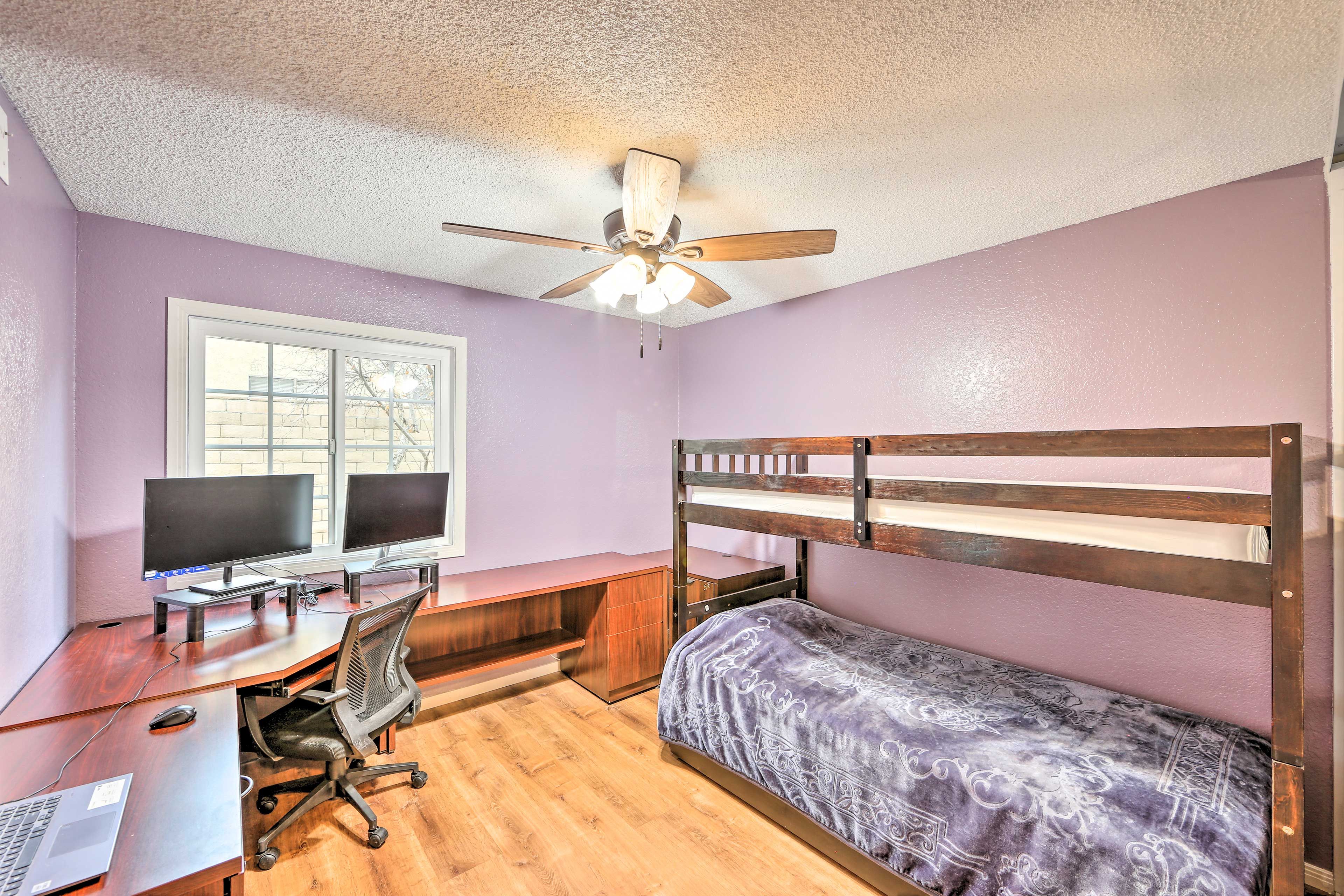 Bedroom 1 | Main Level | Twin Bunk Bed | Twin Trundle Bed